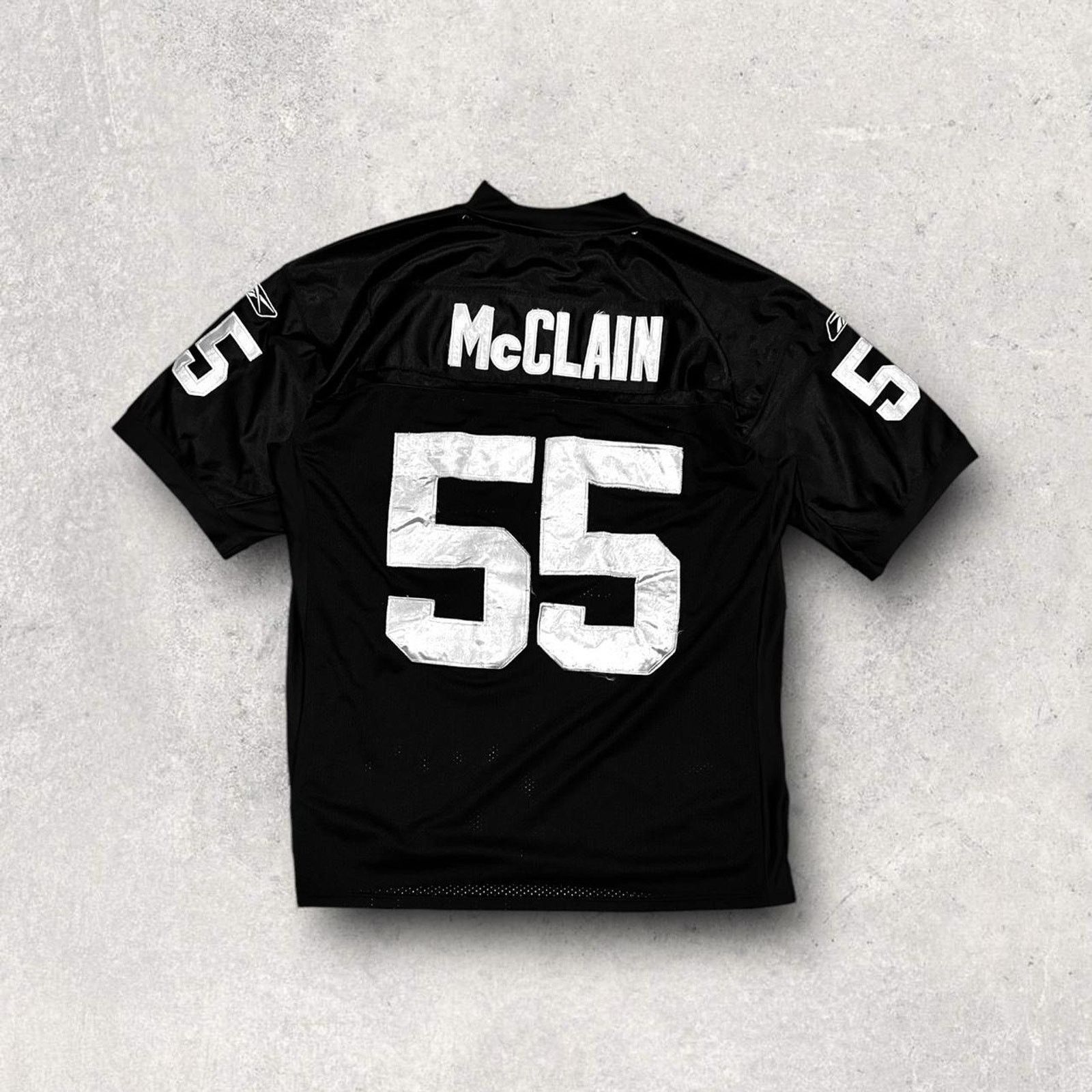 Reebok Reebok x NFL Las Vegas Raiders Rolando Mcclain Black Jersey Size US XXL / EU 58 / 5 - 3 Thumbnail
