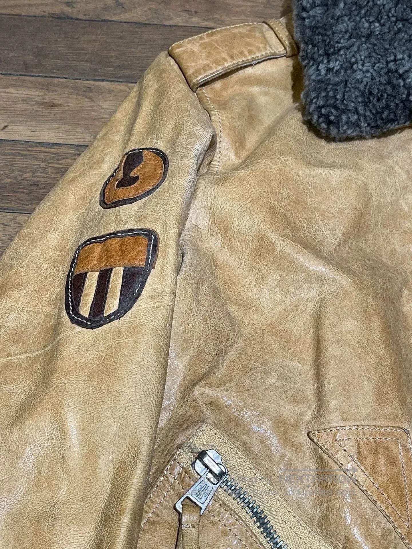 Jean Paul Gaultier Jean Paul GAULTIER Air Force Leather Jacket. Size US M / EU 48-50 / 2 - 5 Thumbnail