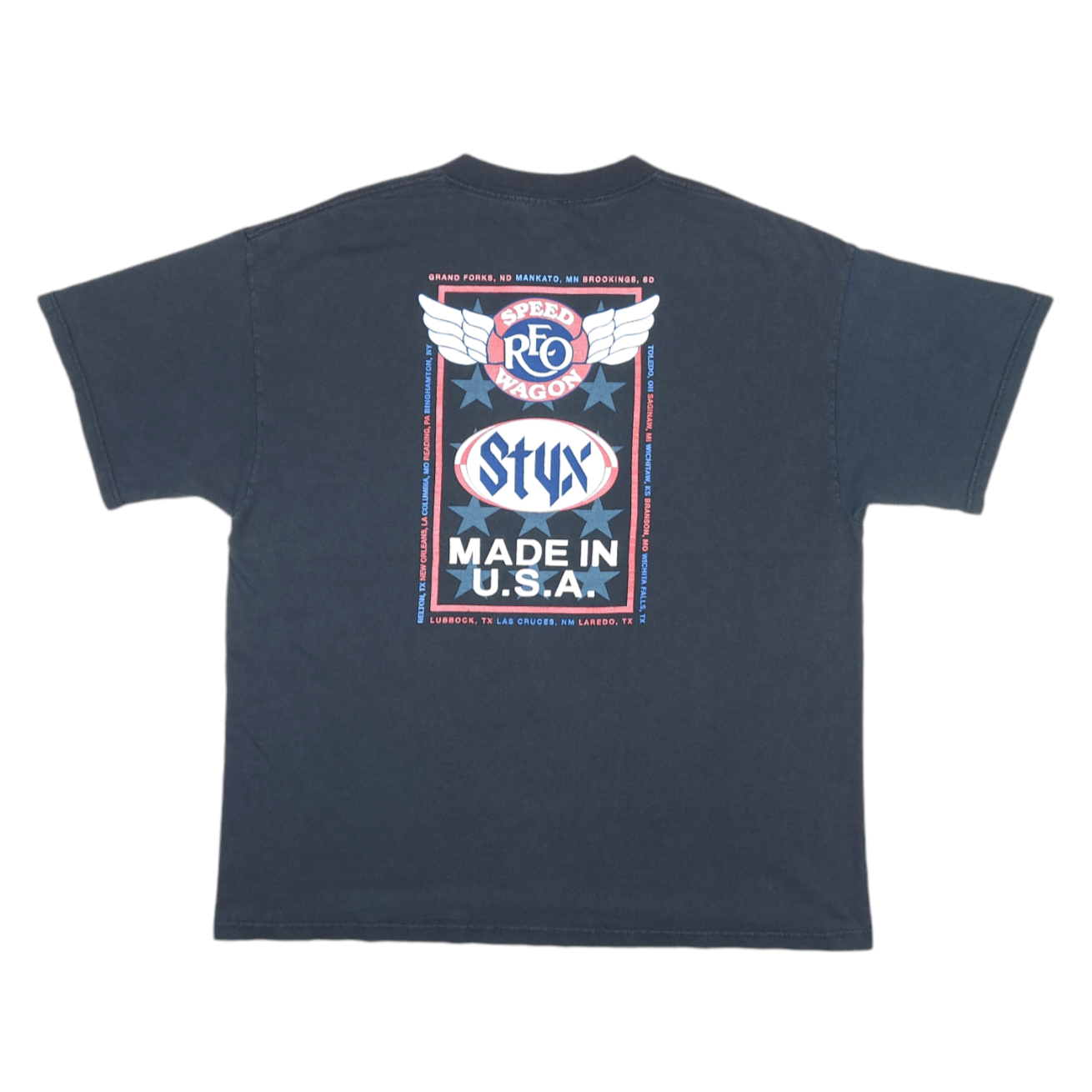 Band Tees × Vintage Vintage 2003 STYX REO Speedwagon Made In USA Tour Merch TEE Size US XL / EU 56 / 4 - 3 Thumbnail