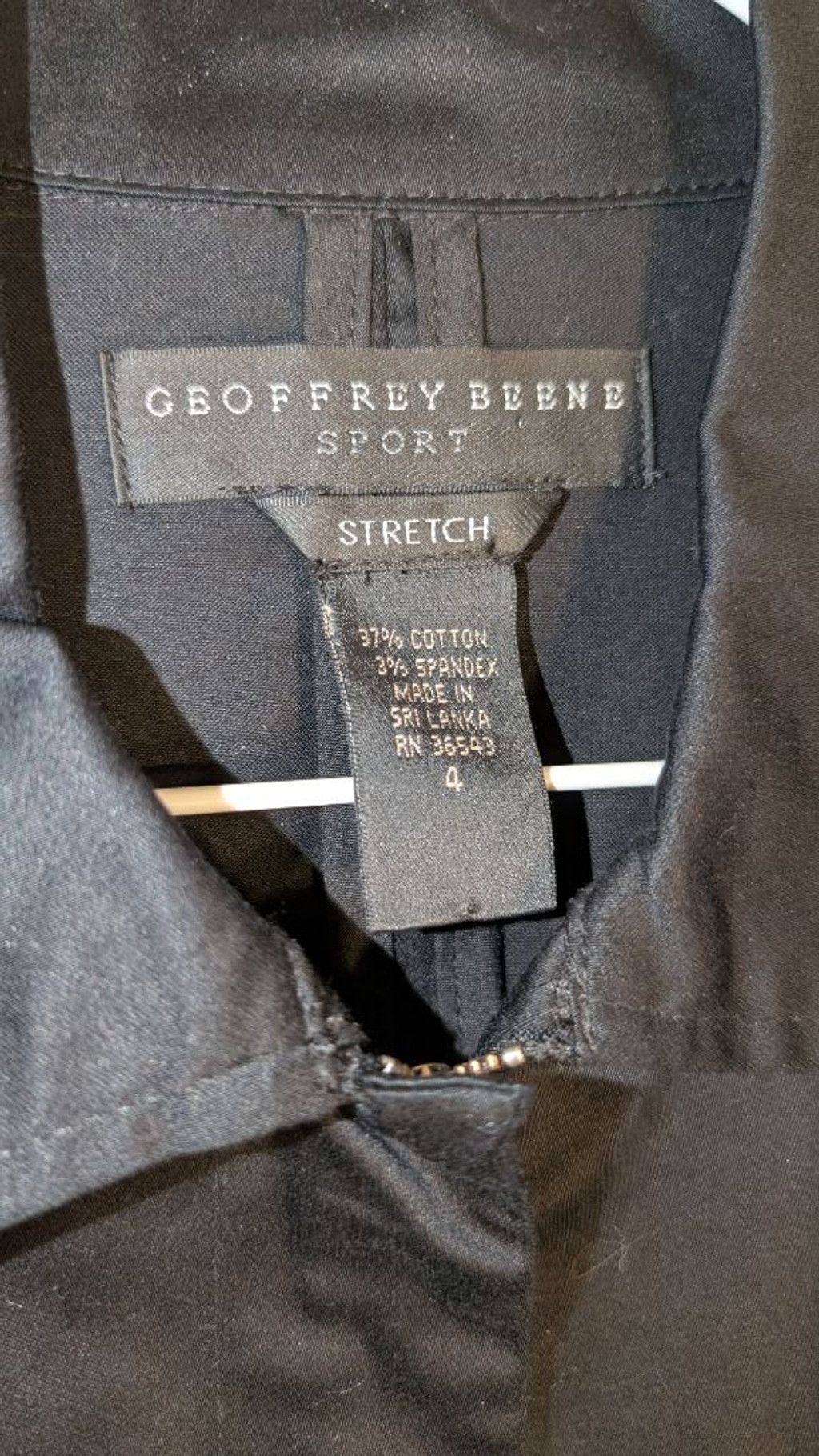 Geoffrey Beene Geoffrey Beene Sport Black Blazer Jacket Size 4, women's Size S / US 4 / IT 40 - 2 Thumbnail