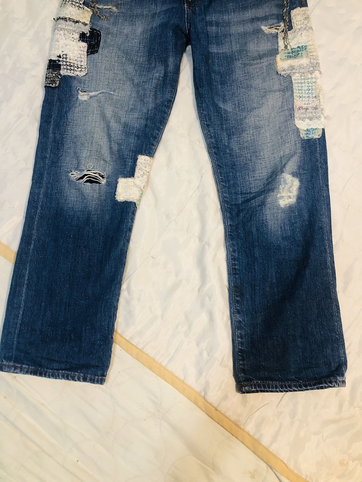 AG Adriano Goldschmied Distressed Denim Adriano Goldschmied Jeans MadeInUsa (3) Size 32" / US 10 / IT 46 - 4 Thumbnail
