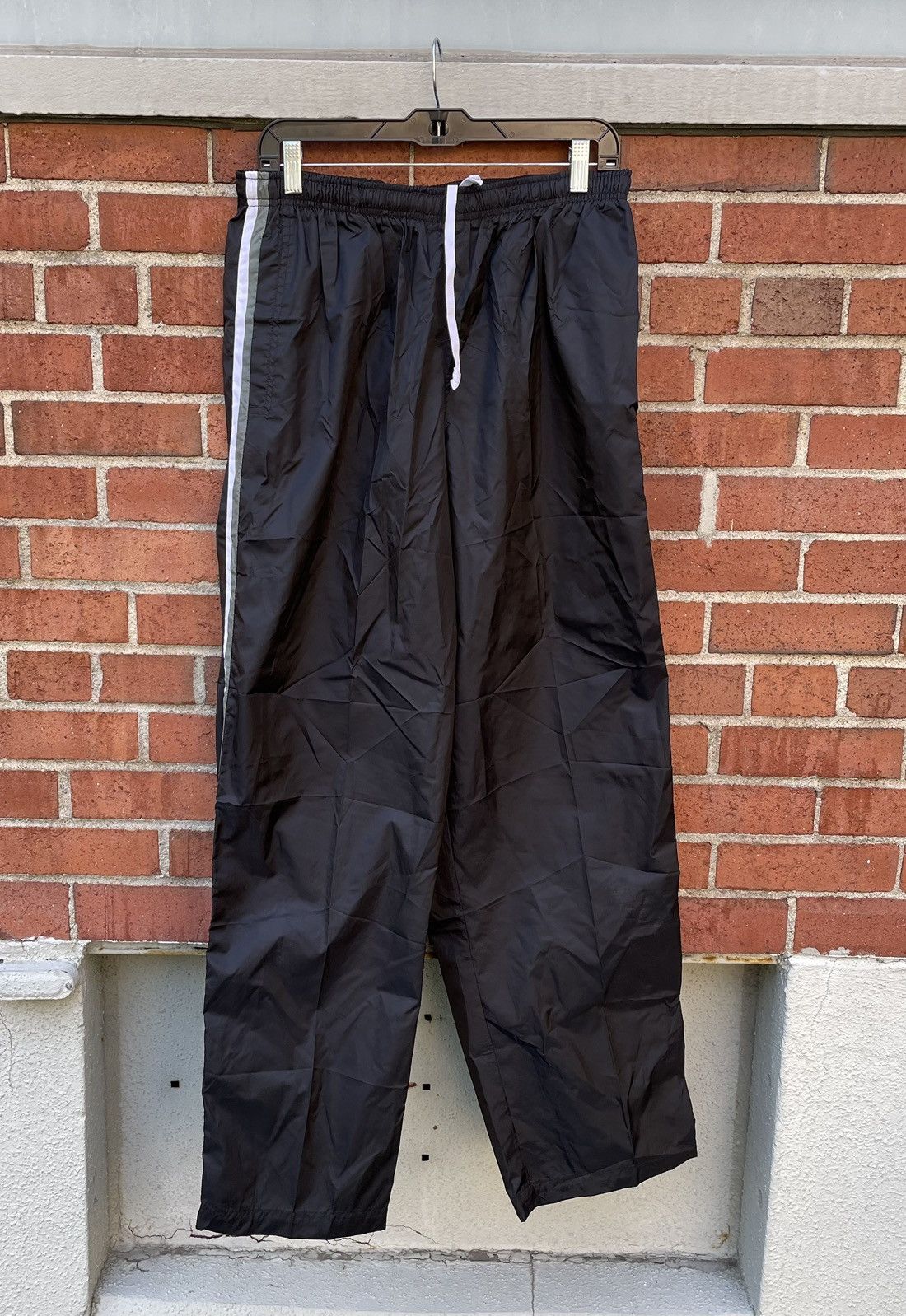 Nike Vintage NIKE Spell Out Side Striped Athletic Track Pants Size US 30 / EU 46 - 1 Thumbnail