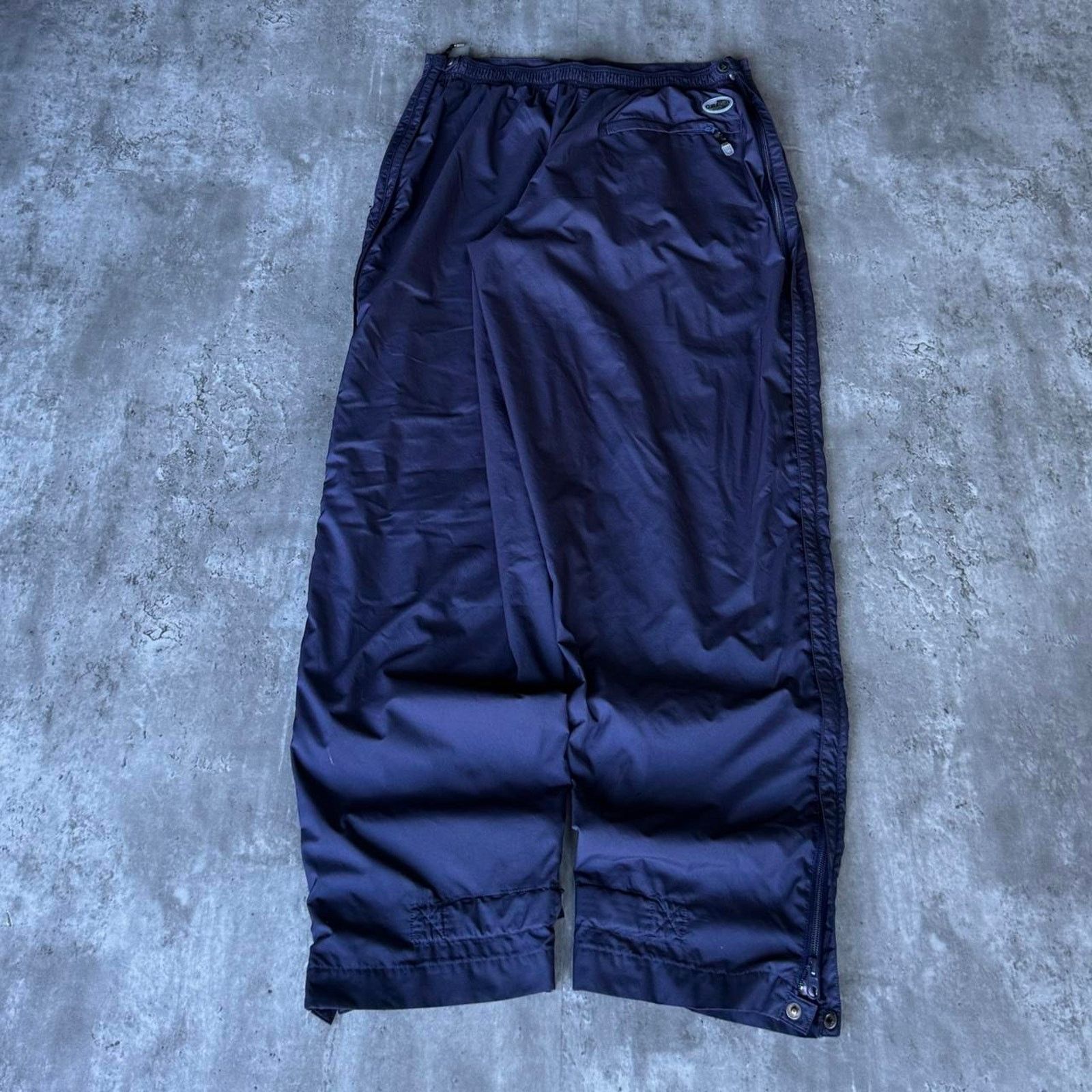 Adidas × Vintage Vintage Y2K Adidas Navy Blue Essential Technical Pants Size US 34 / EU 50 - 2 Thumbnail