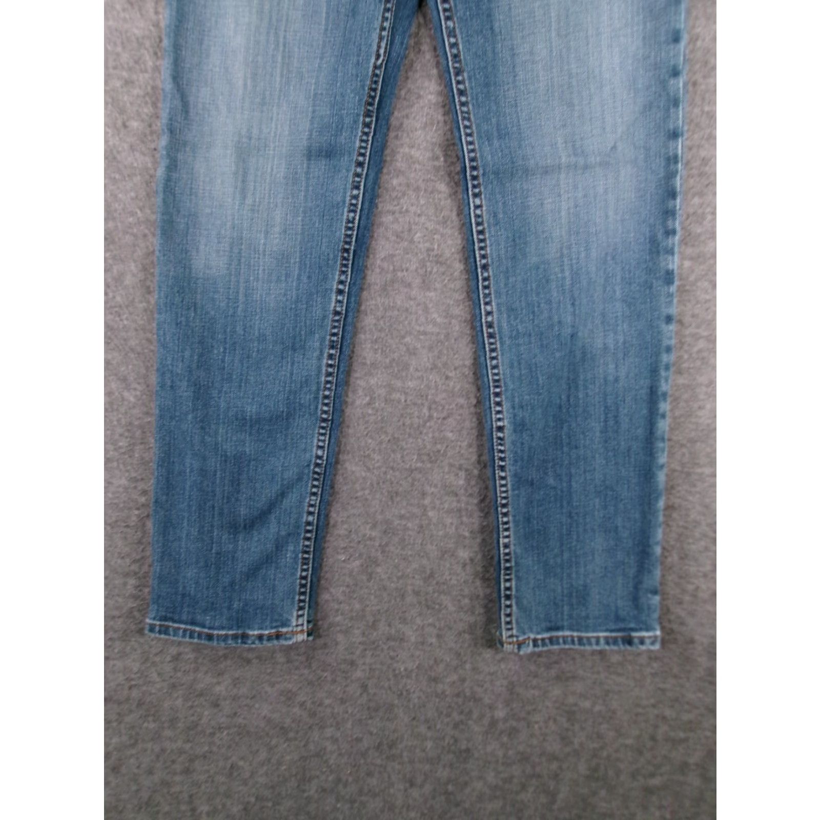 Vintage VINTAGE Arizona Jeans Mens Jeans 38x30 Slim Straight Blue Medium Wash 5-Pocket USA Western 80s 90s Logo Mens Size US 38 / EU 54 - 3 Thumbnail