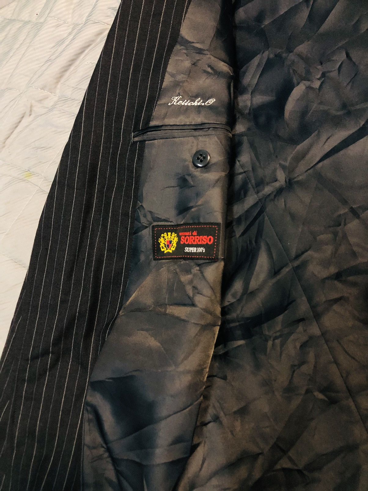 Japanese Brand Kent Ave Heavy Coat Buttoned (23) Size US L / EU 52-54 / 3 - 7 Thumbnail