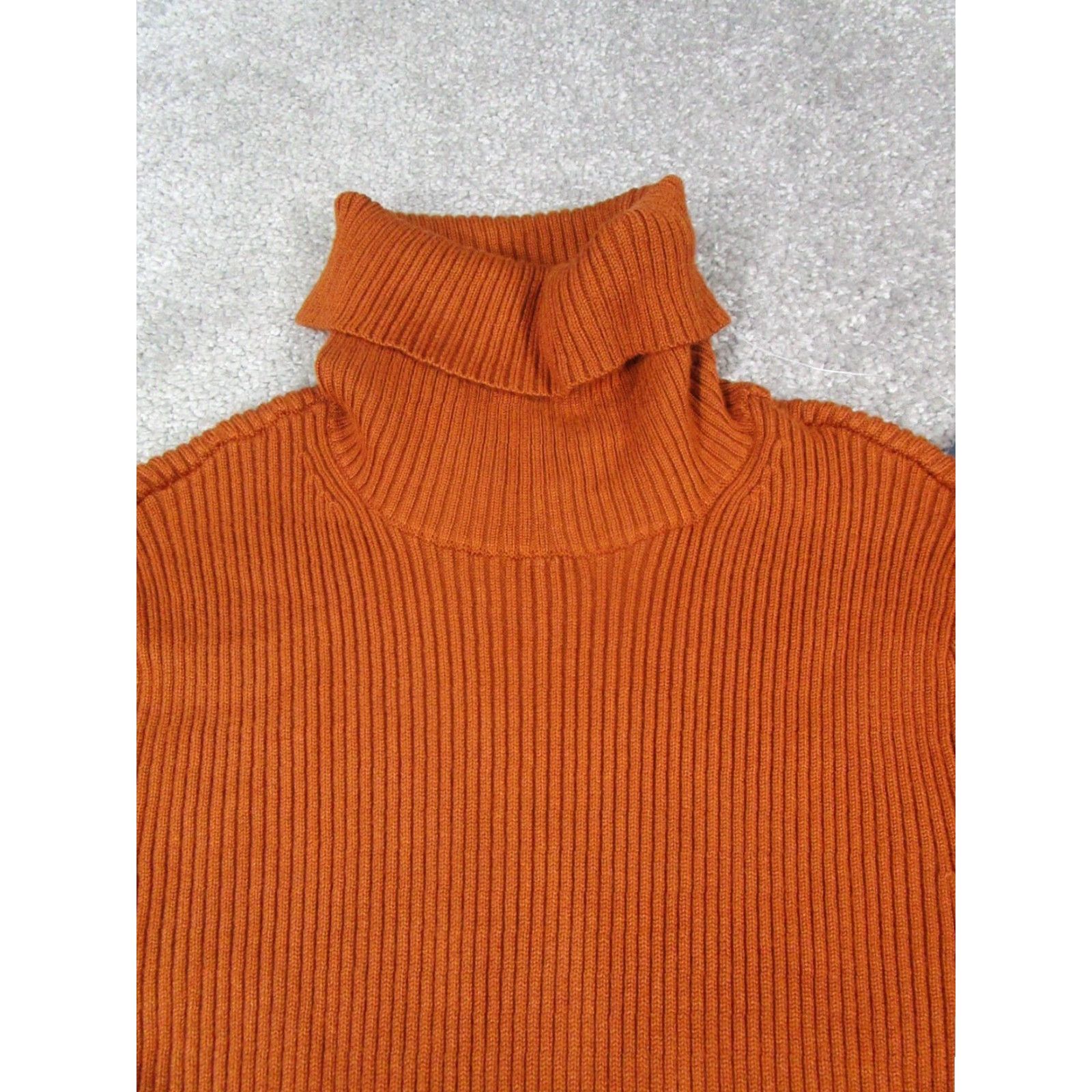 Abercrombie & Fitch Abercrombie & Fitch Sweater Womens Small Brown Knit Turtleneck Pullover Knit Viscose Casual Workwear 90s? Size S / US 4 / IT 40 - 2 Thumbnail