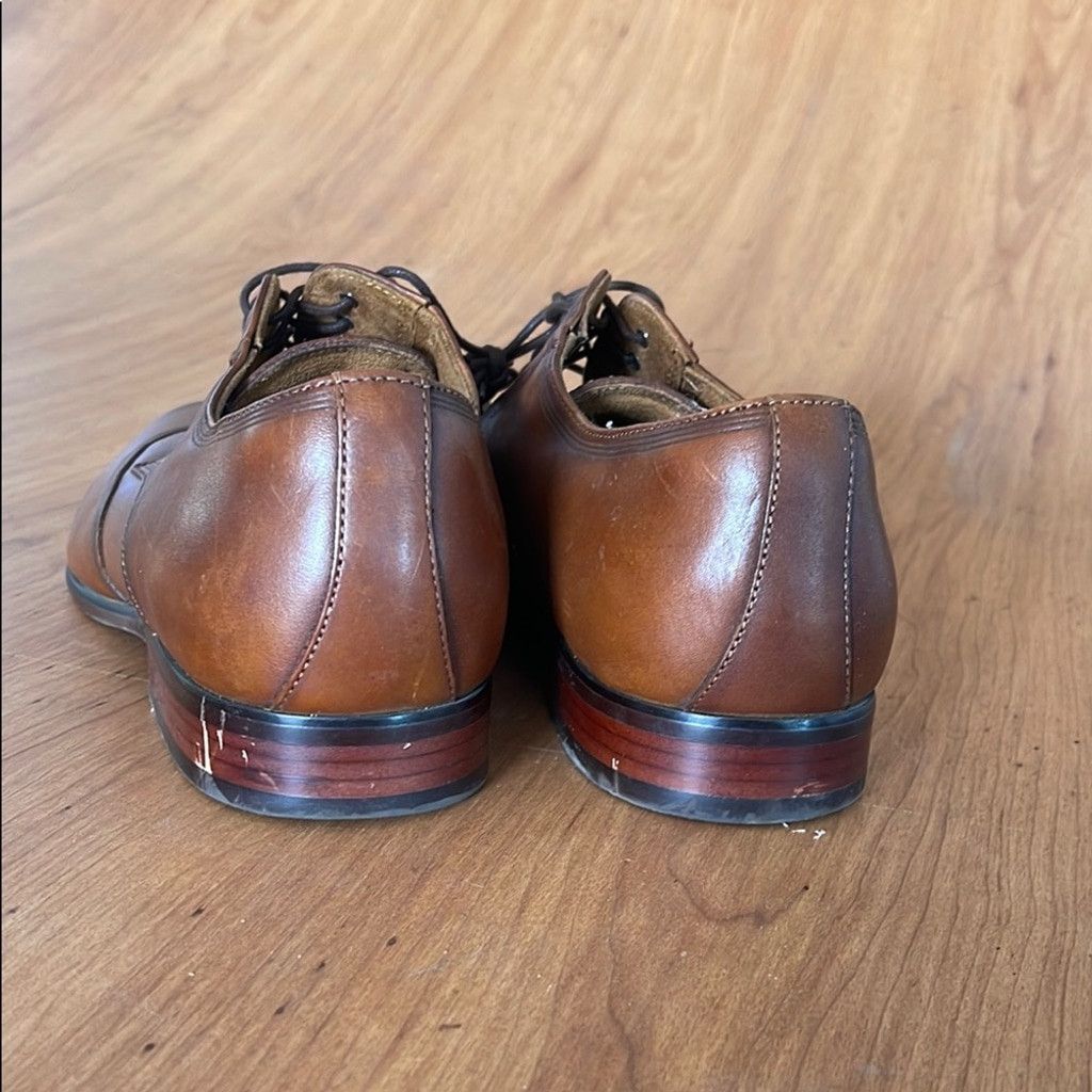 Florsheim Florsheim Men's Brown Leather Dress Shoes size 10 Size US 10 / EU 43 - 4 Thumbnail