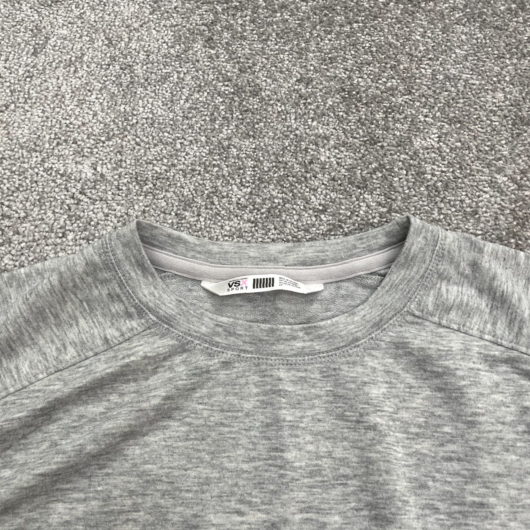 Victoria's Secret Victoria's Secret VSX Sport Sweatshirt Womens S Gray Backless Crew Active Size S / US 4 / IT 40 - 3 Thumbnail