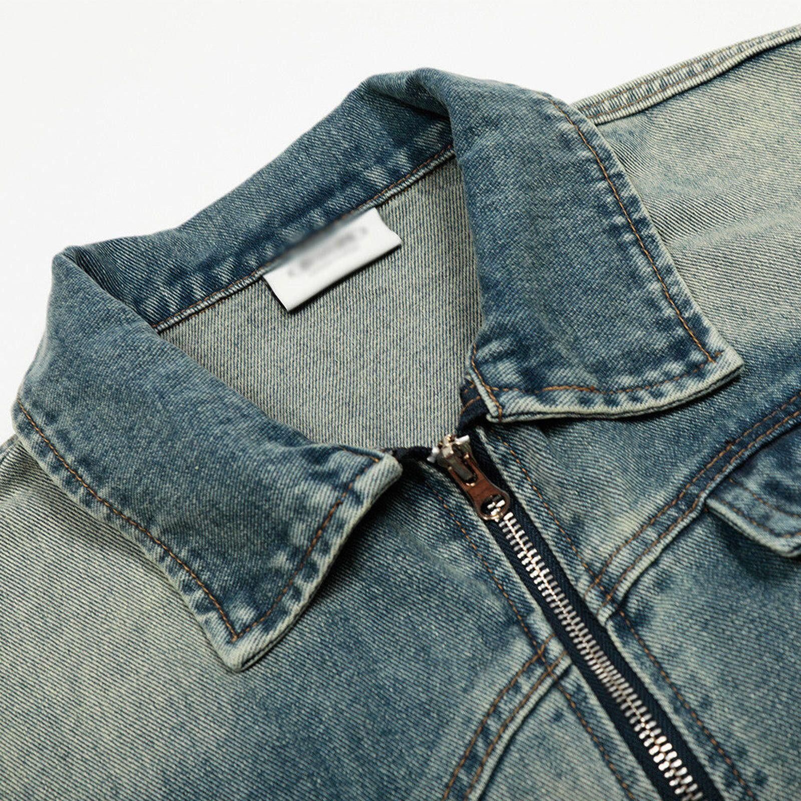 Other Distinctive Vintage Wash Denim Jacket Size US M / EU 48-50 / 2 - 3 Thumbnail