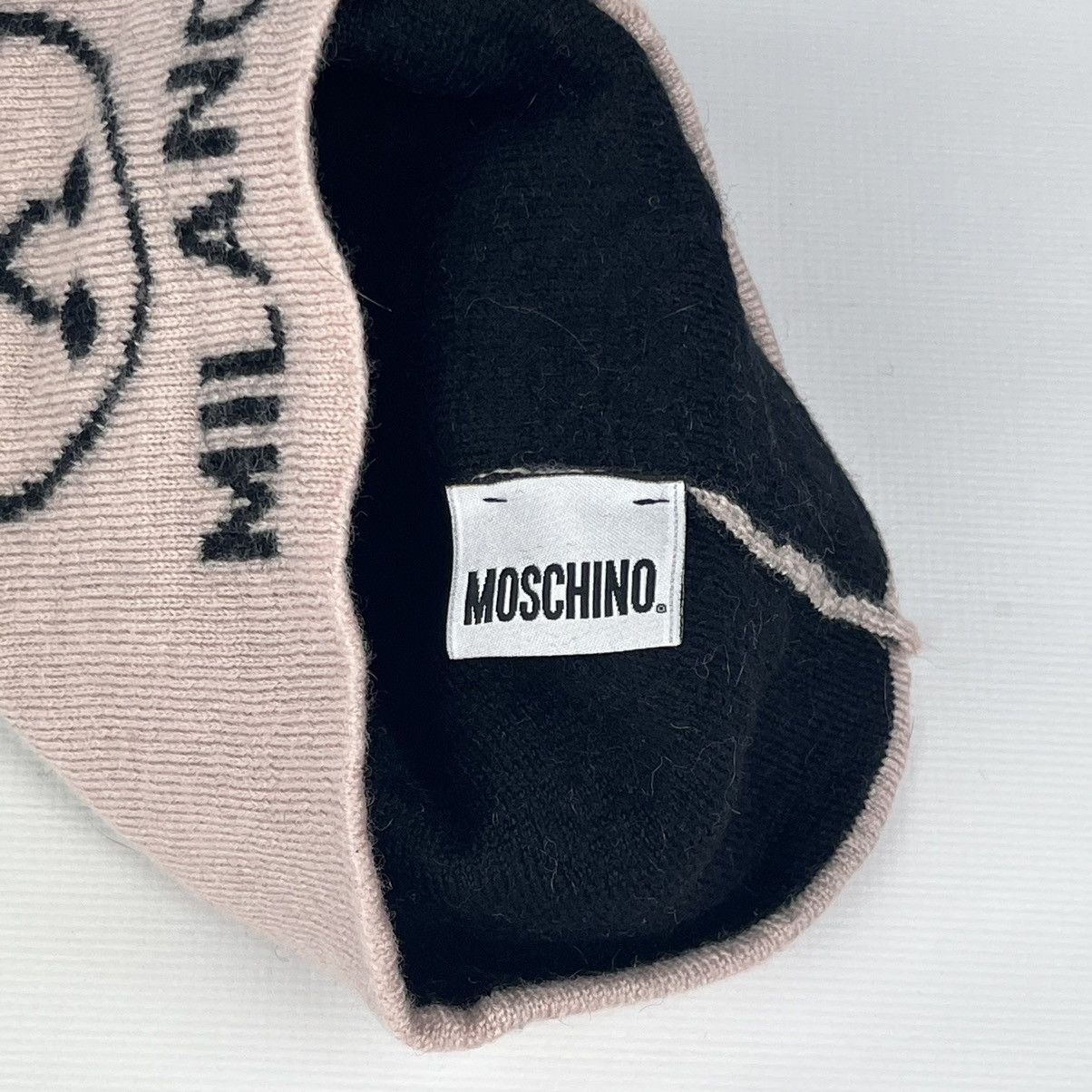Moschino Moschino wool big logo beanie hat Size ONE SIZE - 4 Thumbnail