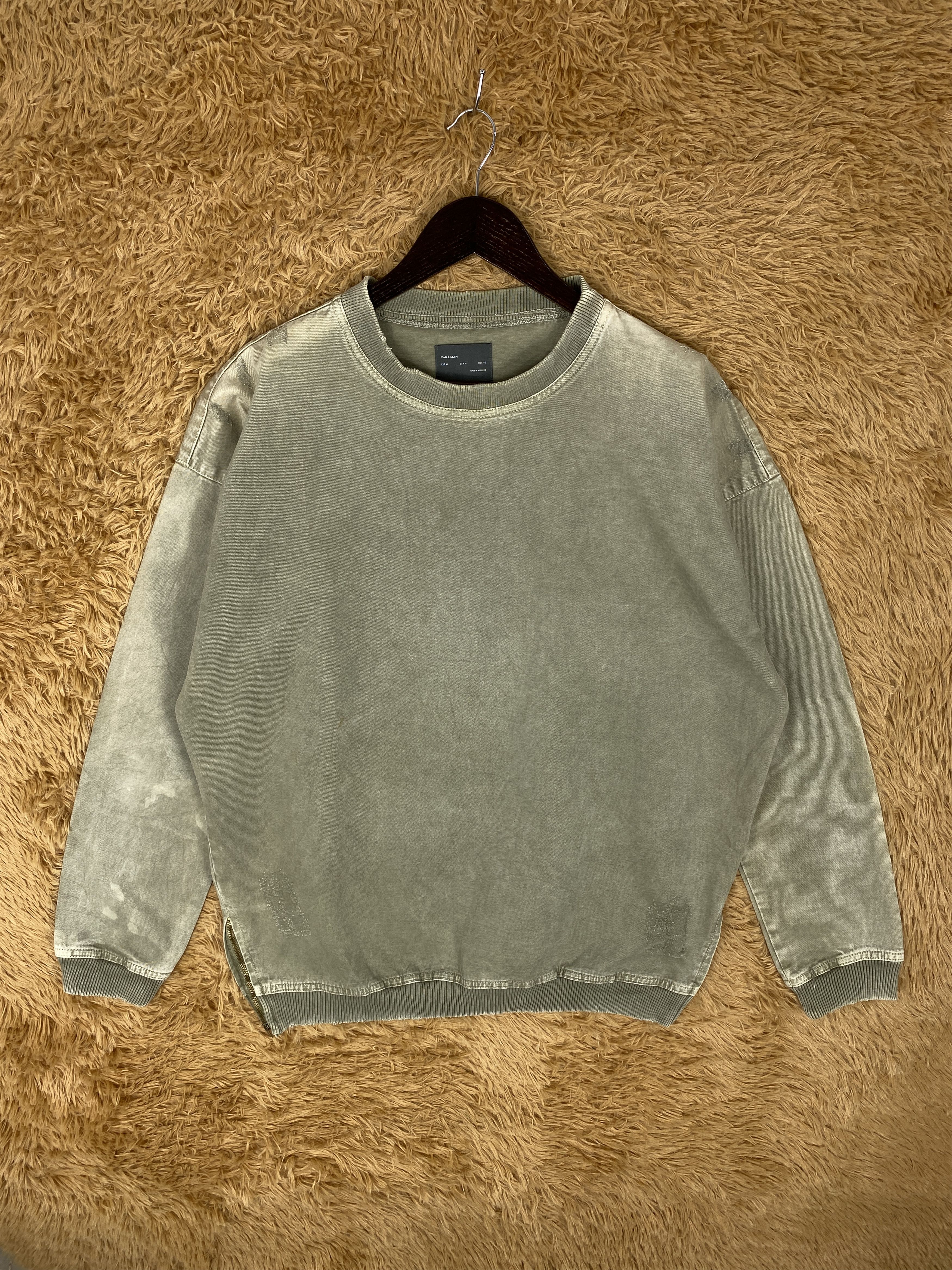 Vintage × Zara Vintage Zara Man Faded Sweatshirts J2325 Size US M / EU 48-50 / 2 - 1 Thumbnail
