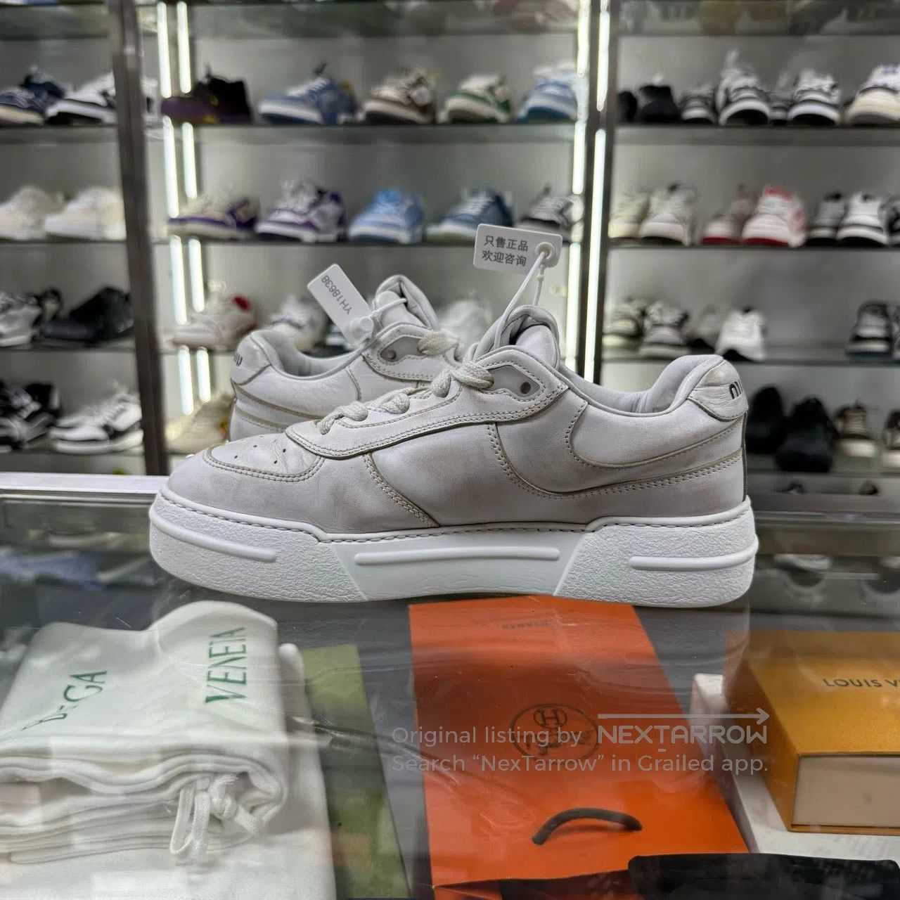 Miu Miu Miu Miu Worn-out sneakers Size US 7 / IT 37 - 5 Thumbnail