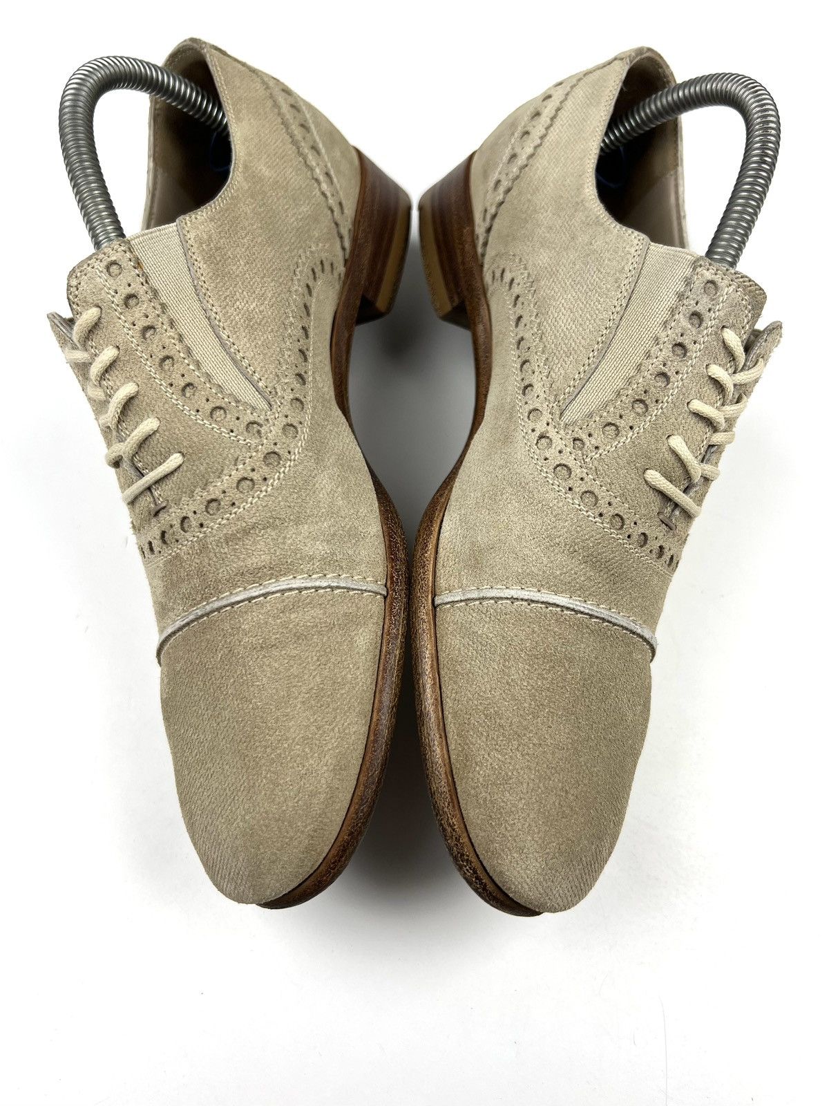 Gucci GUCCI Oxford Suede Shoes Beige Wmn’s Made in Italy Size US 6 / IT 36 - 6 Thumbnail