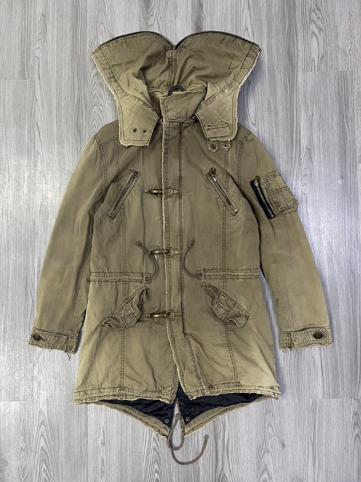 In The Attic In The Attic fistail military bondage l.g.b style parka Size M / US 6-8 / IT 42-44 - 1 Thumbnail