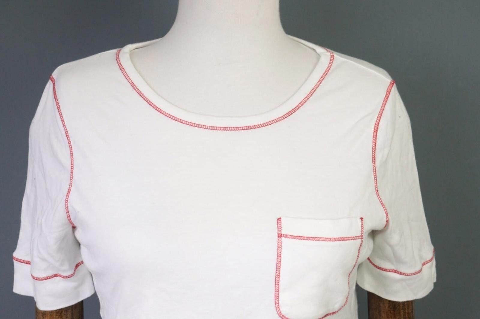 Designer Me+Em White Relaxed Top Blouse Sweater Size 8 Size M / US 6-8 / IT 42-44 - 2 Thumbnail