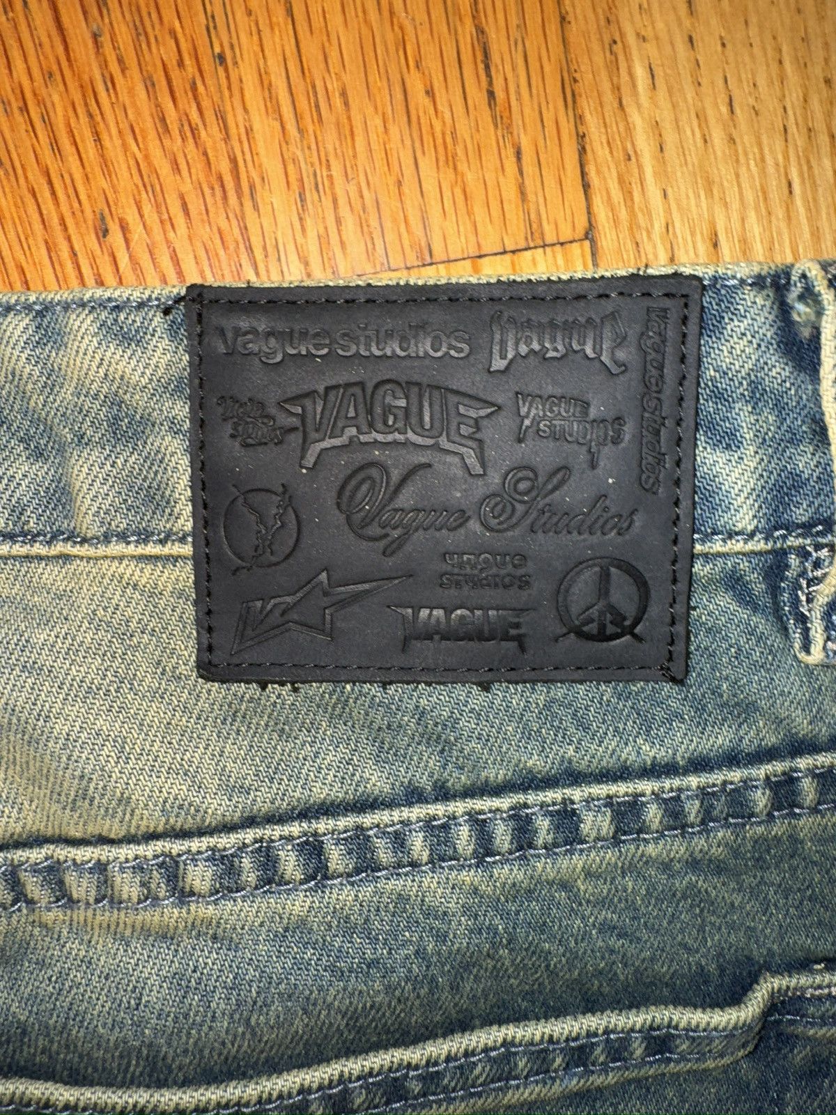Designer Vague Studios Bruised Denim 36 Size US 36 / EU 52 - 3 Thumbnail