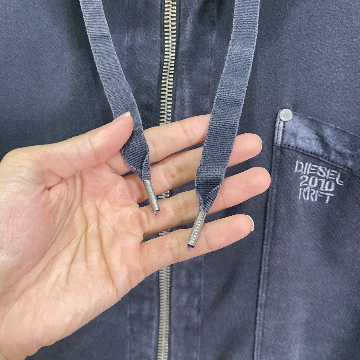Diesel Archival Diesel 2010 IRFT Multi-Hooded Zip Up Hoodie - Grey Size US M / EU 48-50 / 2 - 9 Thumbnail