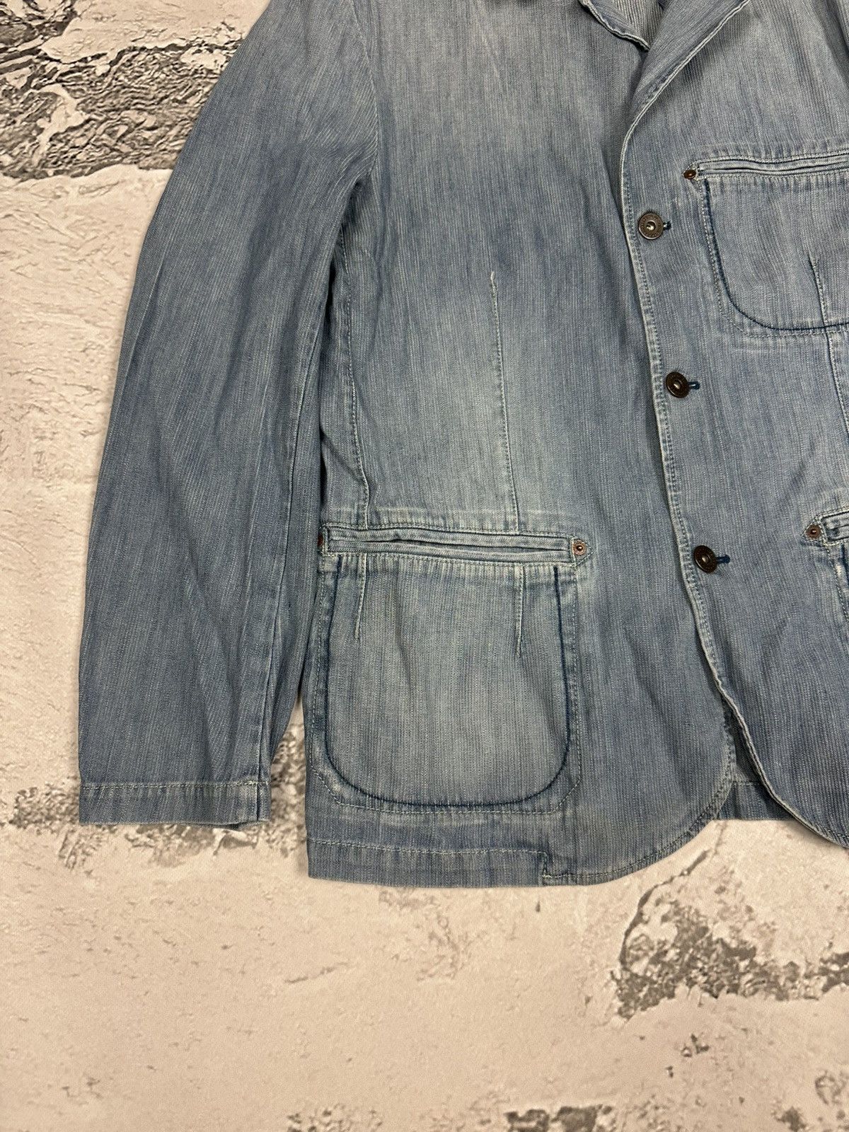 Marlboro Classics Vintage Marlboro Classic Blazer Denim Jacket Size US XL / EU 56 / 4 - 4 Thumbnail
