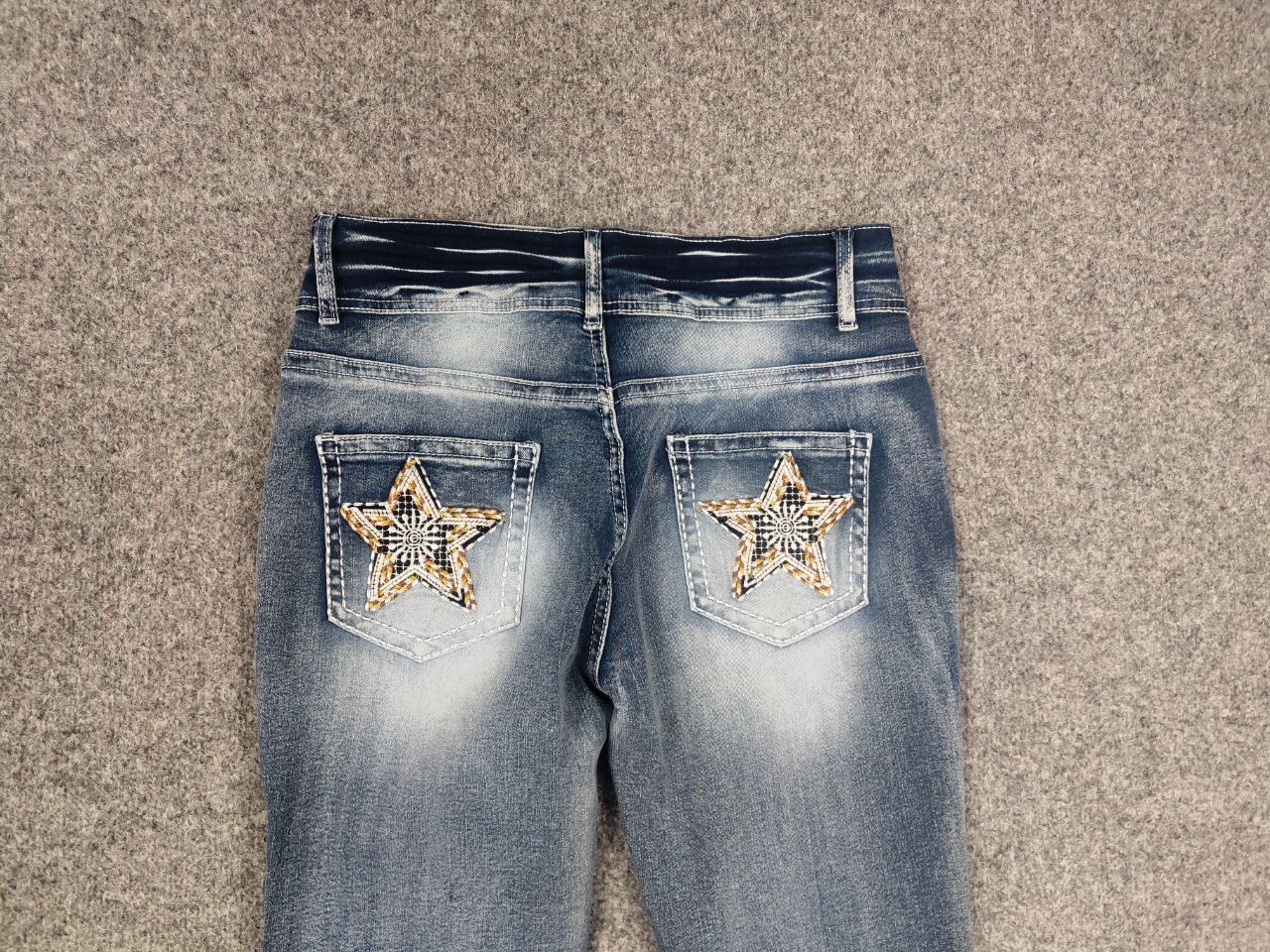 Hysteric Glamour Vintage Japan hysteric glamour Style Star Logo Flared Jeans Size 32" / US 10 / IT 46 - 11 Thumbnail