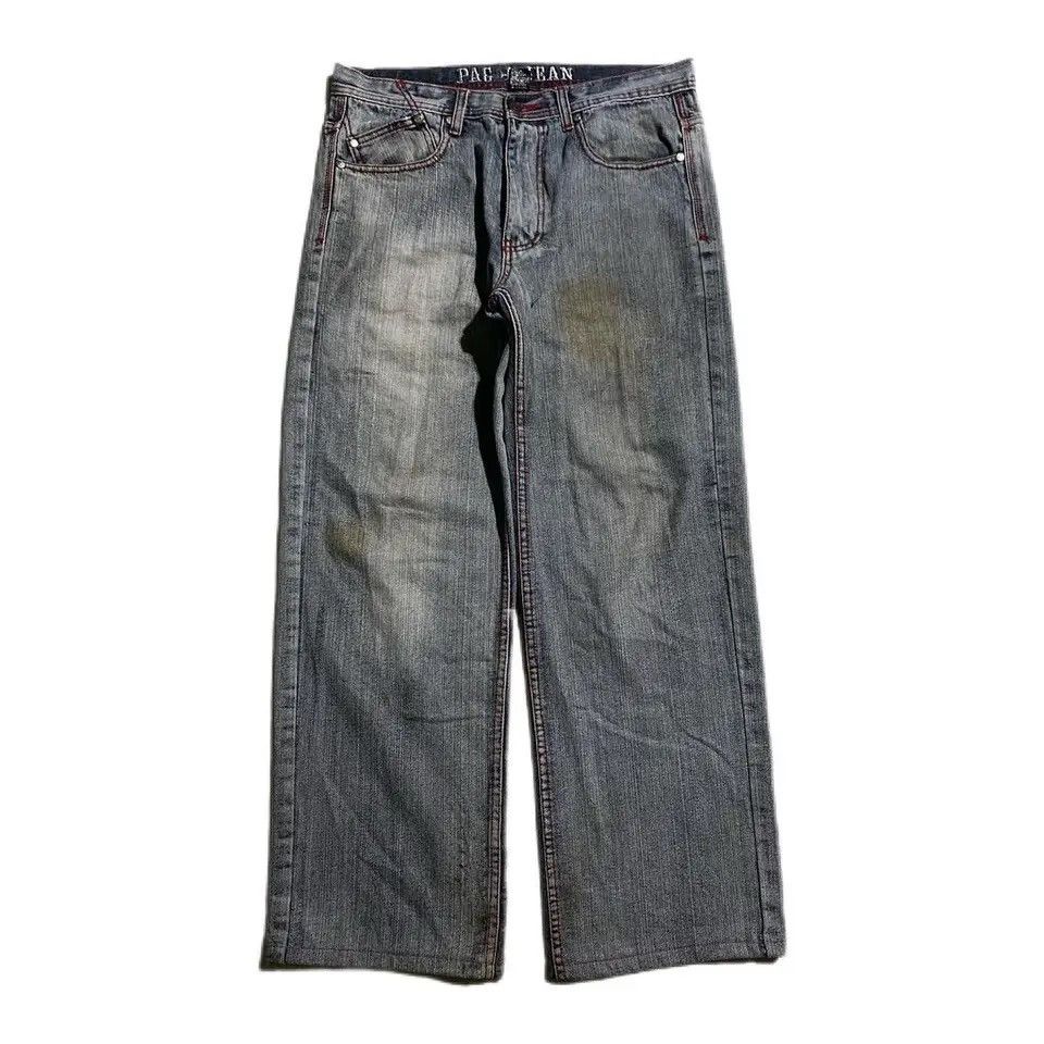 Japanese Brand Harajuku Skull Jeans Size US 34 / EU 50 - 3 Thumbnail