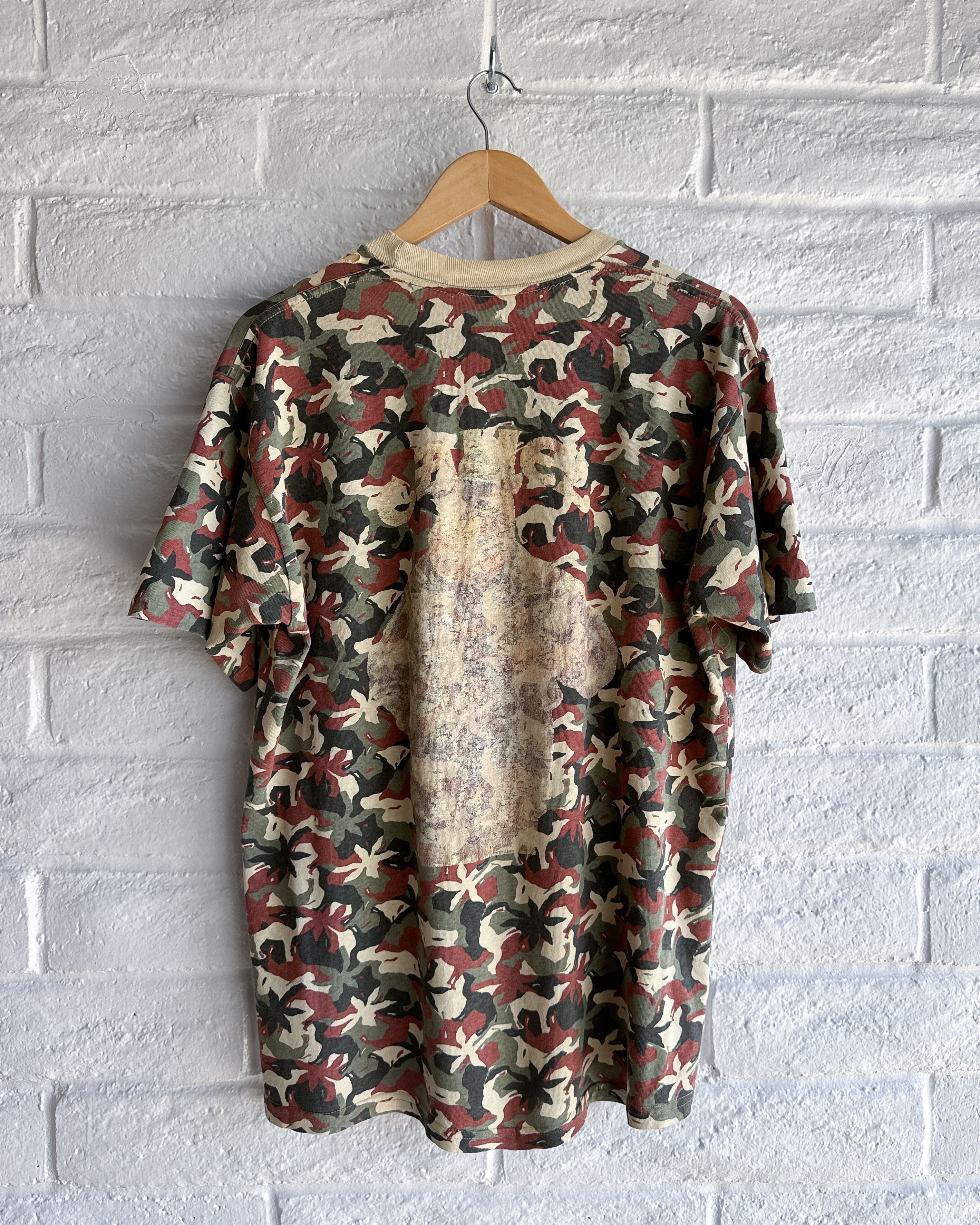 Camel Vintage 90s Camel Cigarettes Camo All Over Print T Shirt XL Size US XL / EU 56 / 4 - 6 Thumbnail