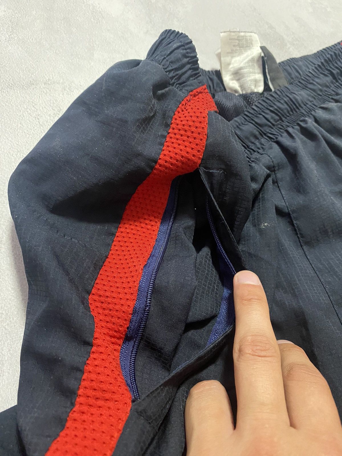 Nike × Vintage 🥷🏻 Vintage Nike PSG Track Pants Nylon DRILL Size US 38 / EU 54 - 6 Thumbnail