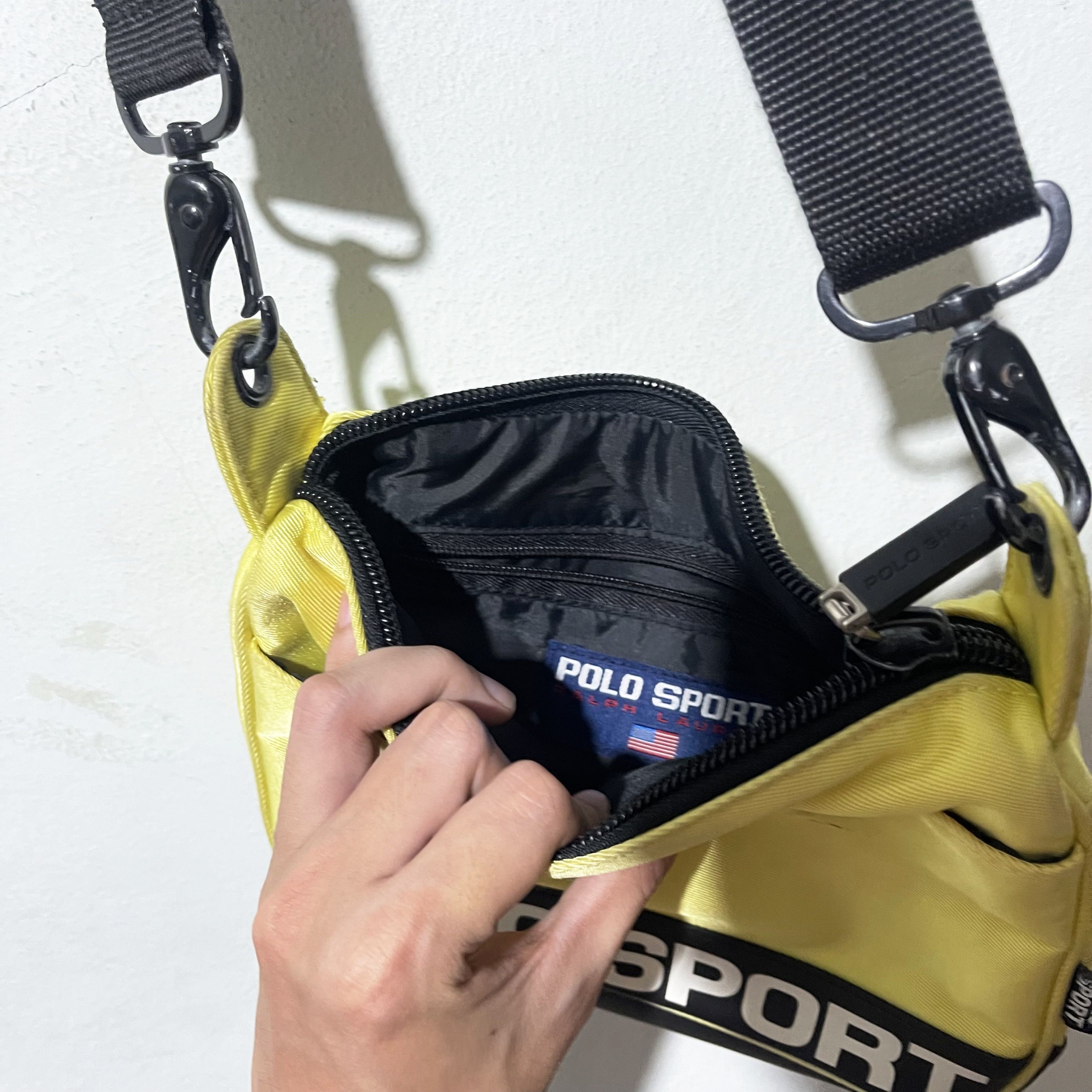 Polo Ralph Lauren Vintage 90s Polo Sport Ralph Lauren Crossbody Bag Size ONE SIZE - 9 Thumbnail