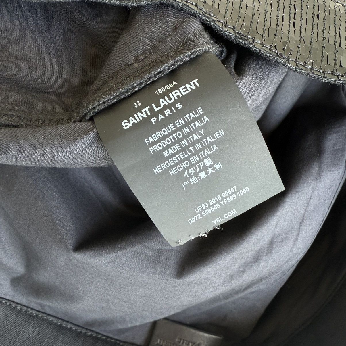 Saint Laurent Paris Saint Laurent Sequin Pants Size US 33 - 6 Thumbnail
