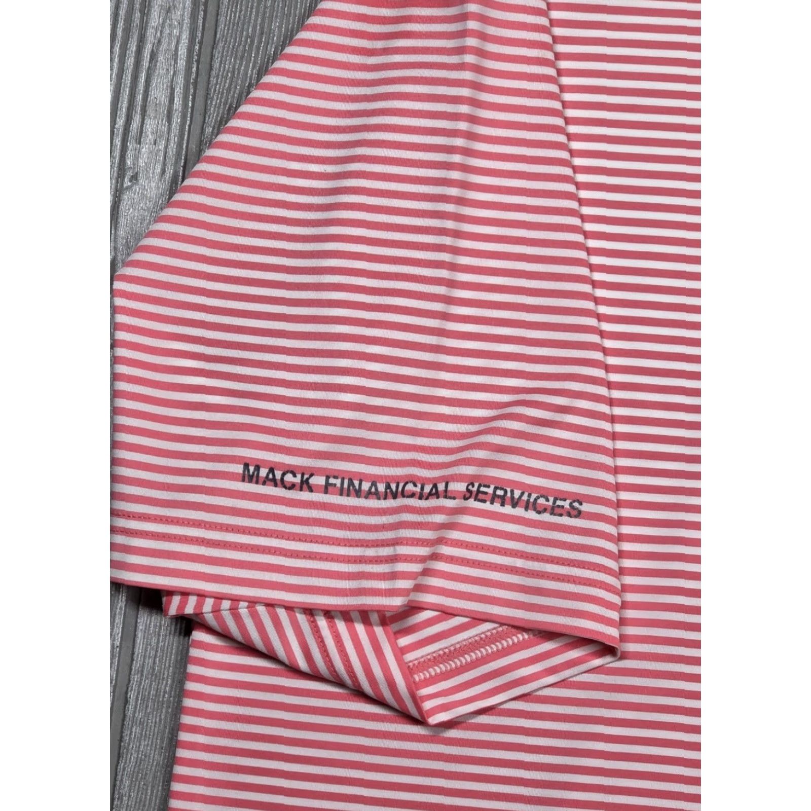 Footjoy FootJoy FJ Performance Polo Shirt Men Short Sleeve 2XL Pink White Mack Truck Logo Polo Size US XXL / EU 58 / 5 - 7 Thumbnail