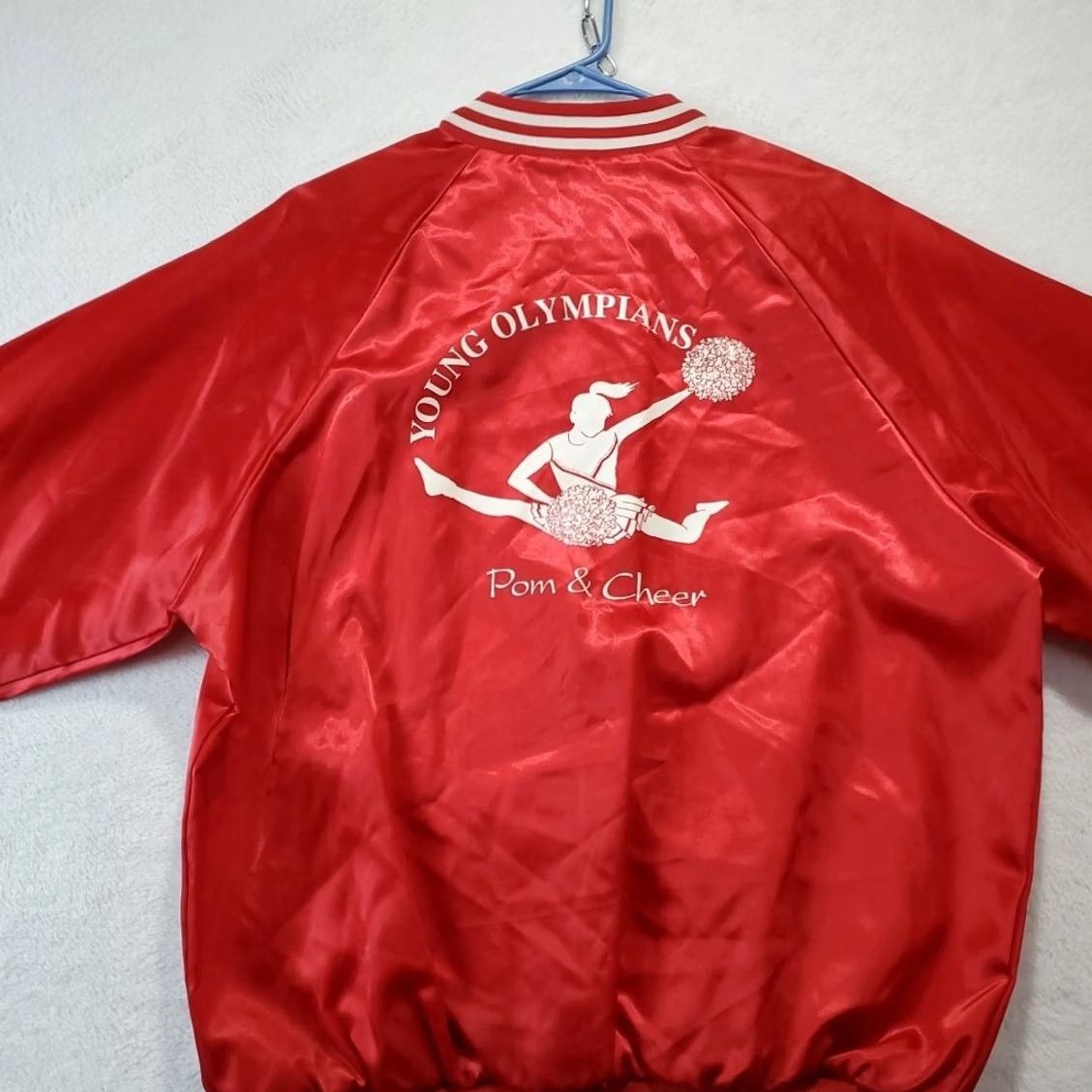 Vintage VINTAGE Cardinal Bomber Jacket Mens XL Red Satin Nylon Cheerleader Theme Enthusiast Breathable Sponsored by Cardinal Size US XL / EU 56 / 4 - 2 Thumbnail