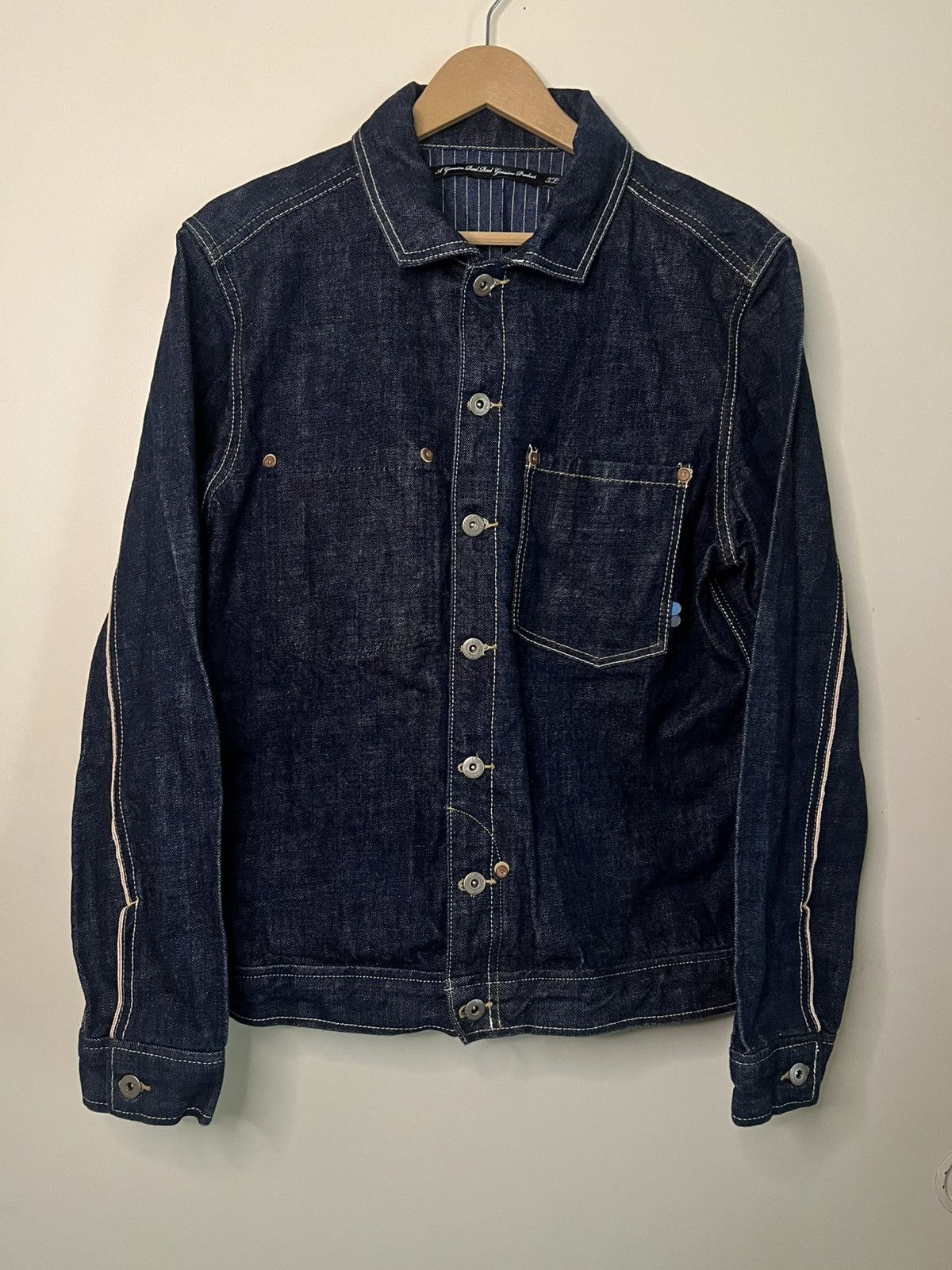 Real Real Genuine Type 1 Style Selvedge Trucker Jacket