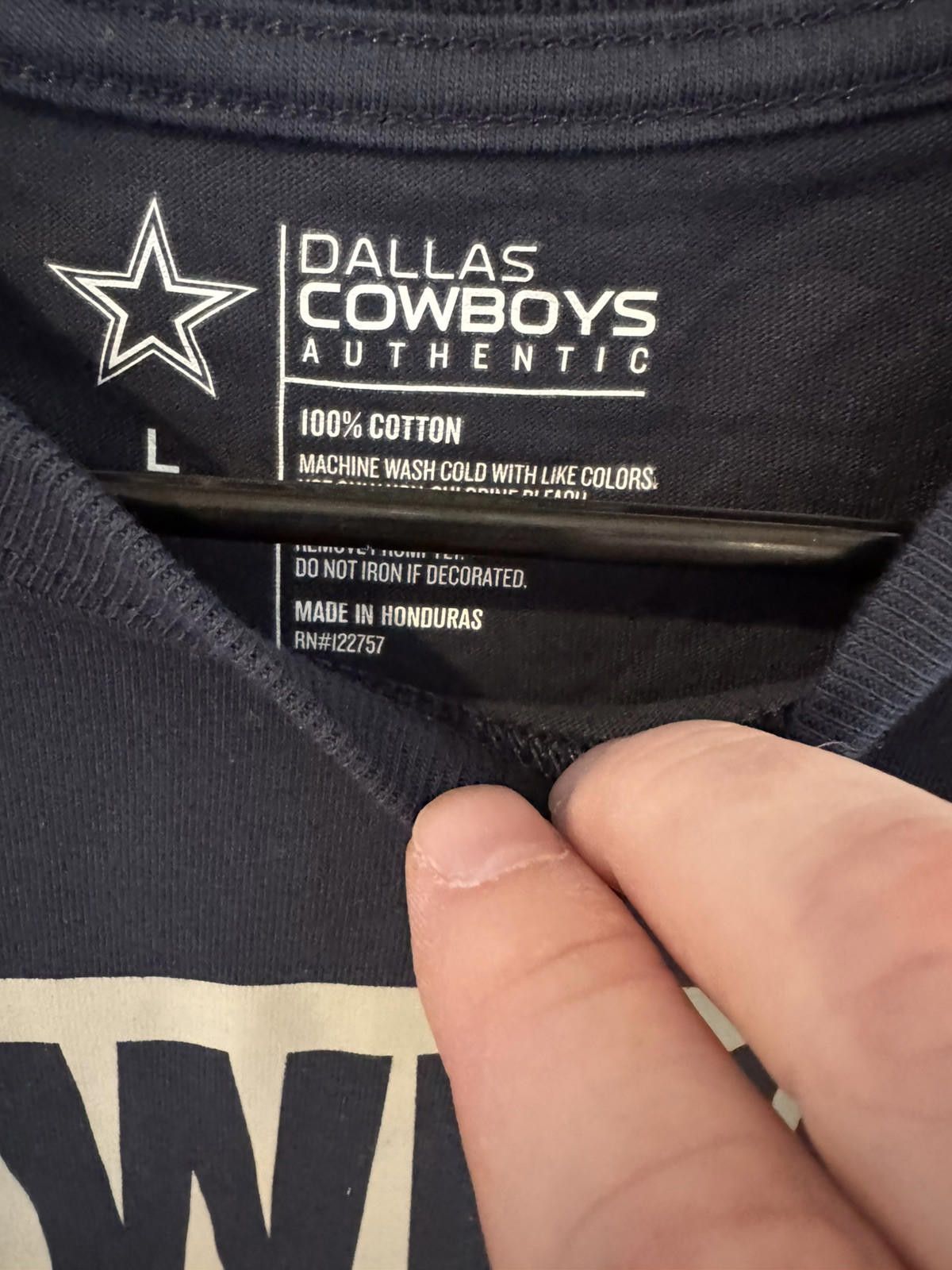 Other Dallas Cowboys Blue T-shirt Men Sz L NEW WITH TAGS Size ONE SIZE - 6 Thumbnail