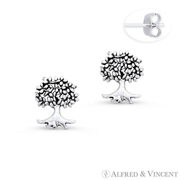 Other Antique-Finish Tree-of-Life Charm Stud Earrings Size ONE SIZE - 1 Preview