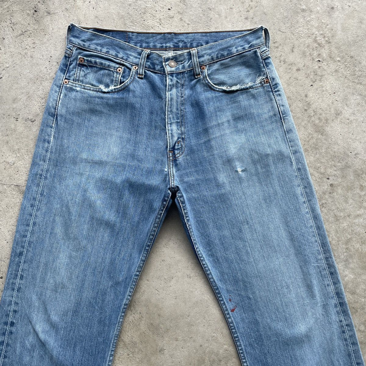 Levi's Vintage Clothing Vintage Levi’s 512 Faded Denim Jeans Pants W31x30 Size US 31 - 3 Thumbnail