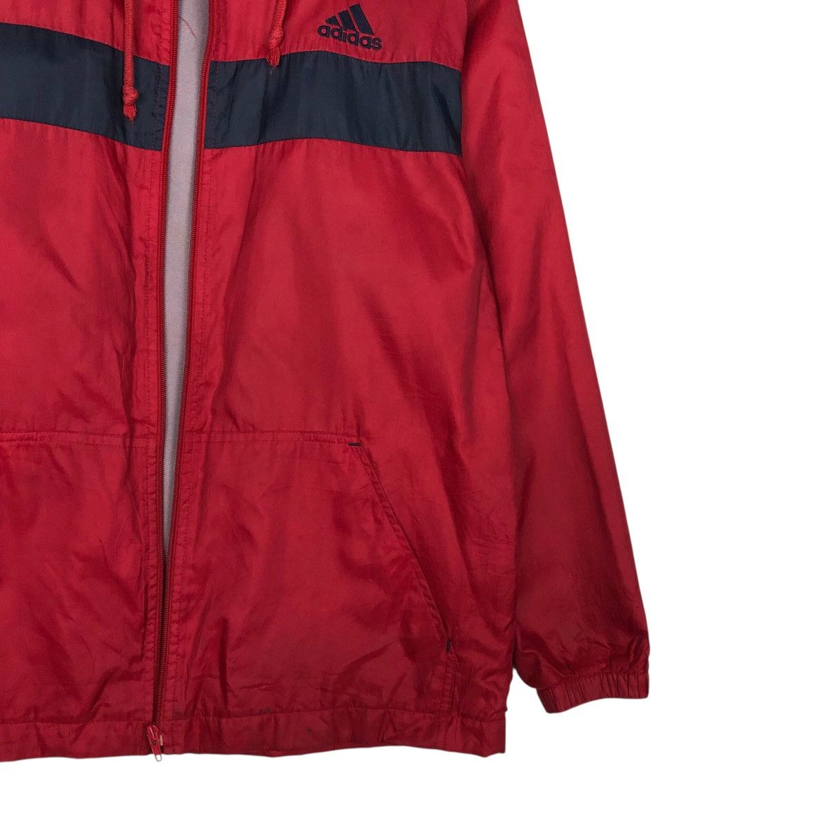 Adidas 📌Vintage Bomber Light Jacket Adidas Striped Design Size US M / EU 48-50 / 2 - 6 Thumbnail