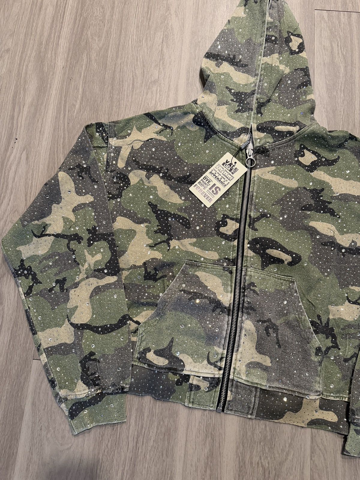 Vale Vale Forever Crystal Camo Work Jacket Size US L / EU 52-54 / 3 - 2 Thumbnail