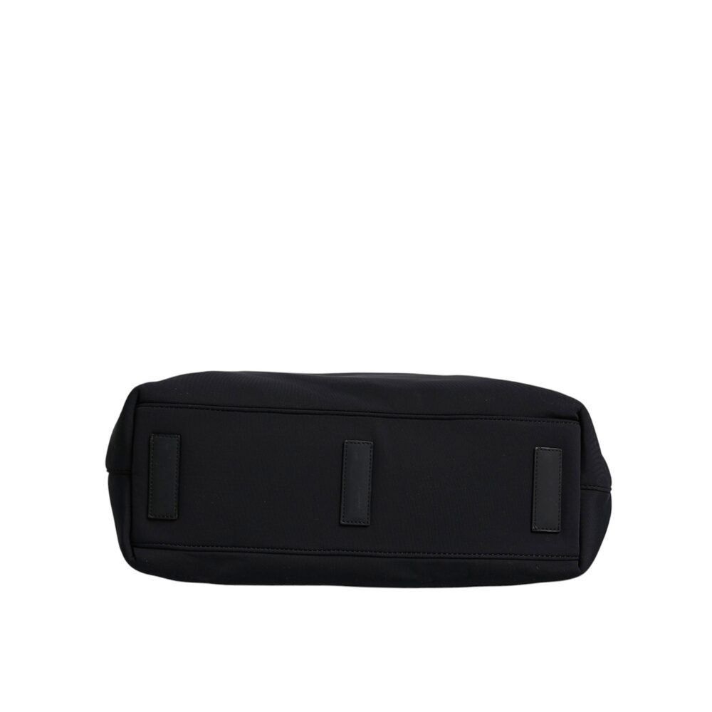 Dolce & Gabbana Dolce & Gabbana Black Canvas DG Logo Women Shopping Hand Tot Size ONE SIZE - 6 Thumbnail