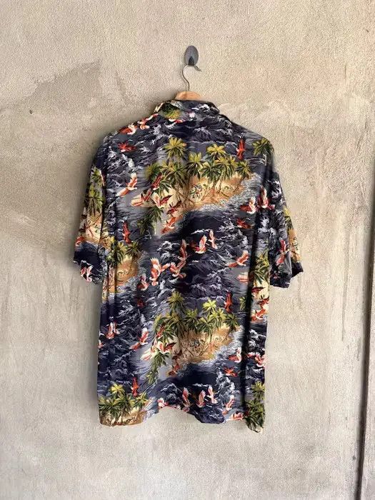 Guess Vintage Guess Hawaiian Alloverpirnt Shirt Size US S / EU 44-46 / 1 - 6 Thumbnail