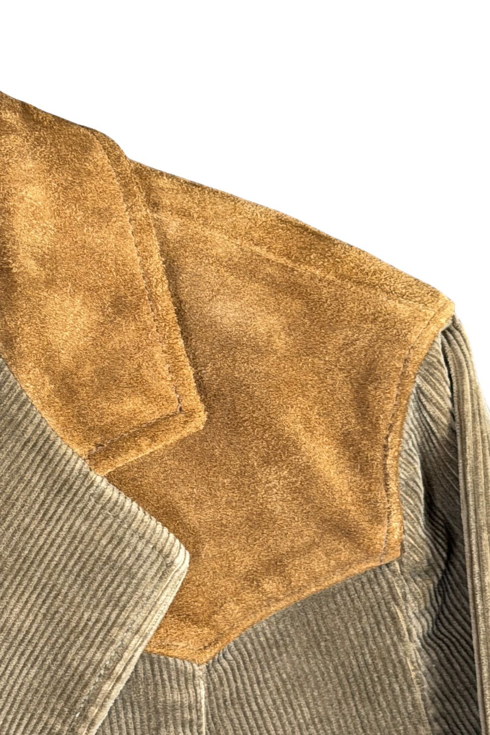 Ralph Lauren Suede Yoke Western Corduroy Blazer Women's 8 image 7
