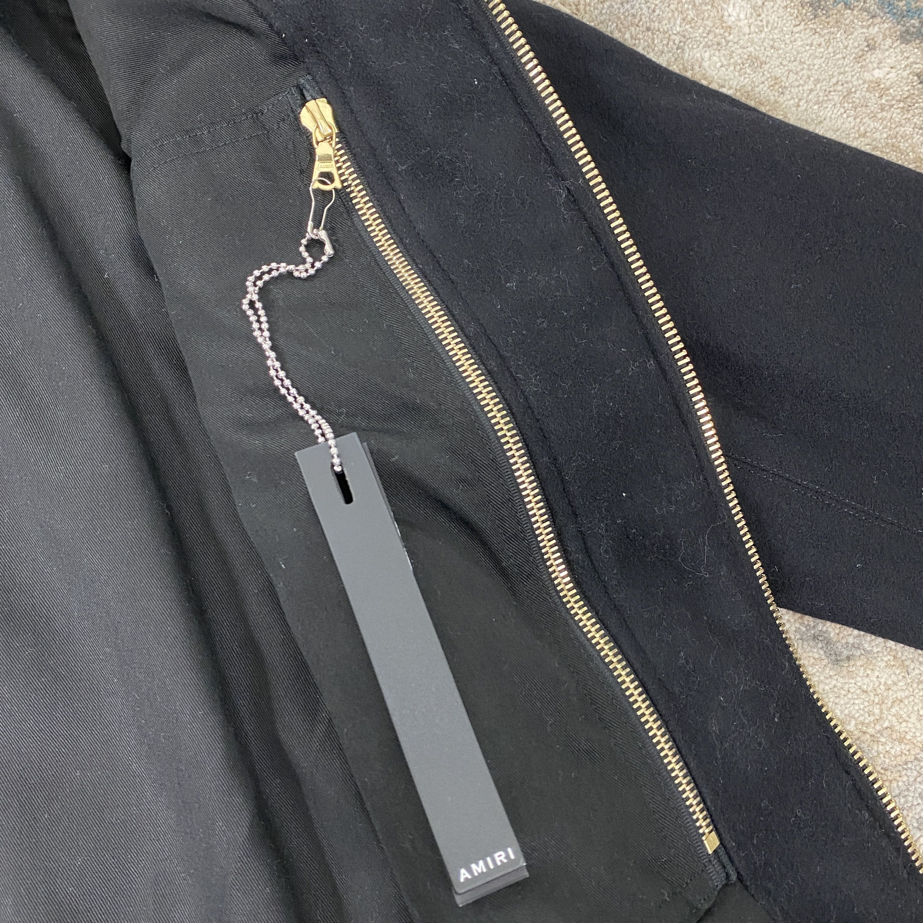 Amiri Amiri Forever Wool Blend Bomber Jacket In Black RRP £1930 Size US S / EU 44-46 / 1 - 10 Thumbnail