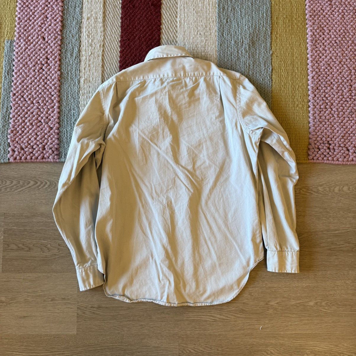 Lanvin Vintage Lanvin Cotton Military Button Up Shirt Medium Size US M / EU 48-50 / 2 - 5 Thumbnail