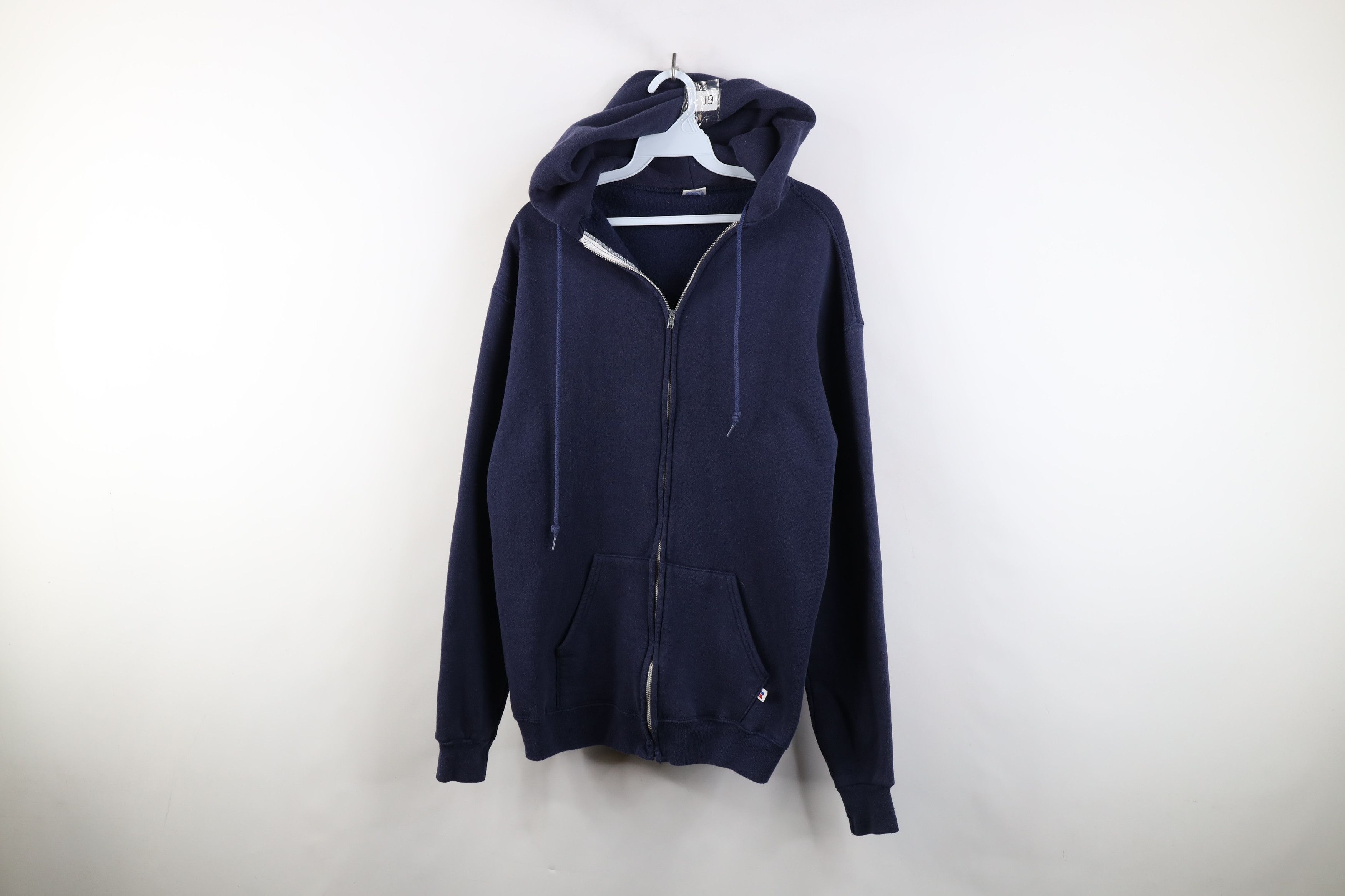 Russell Athletic Vintage 80s 90s Russell Athletic Hoodie Navy Blue USA Size US XL / EU 56 / 4 - 1 Thumbnail