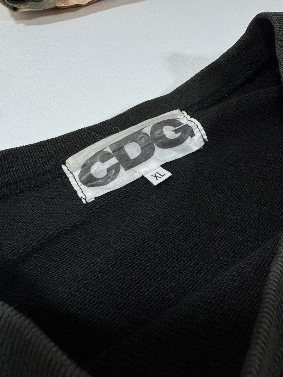CDG by Comme des Garcons × Comme des Garcons Comme Des Garcons CDG CDG CDG Black On Black Sweatshirt Size US L / EU 52-54 / 3 - 3 Thumbnail