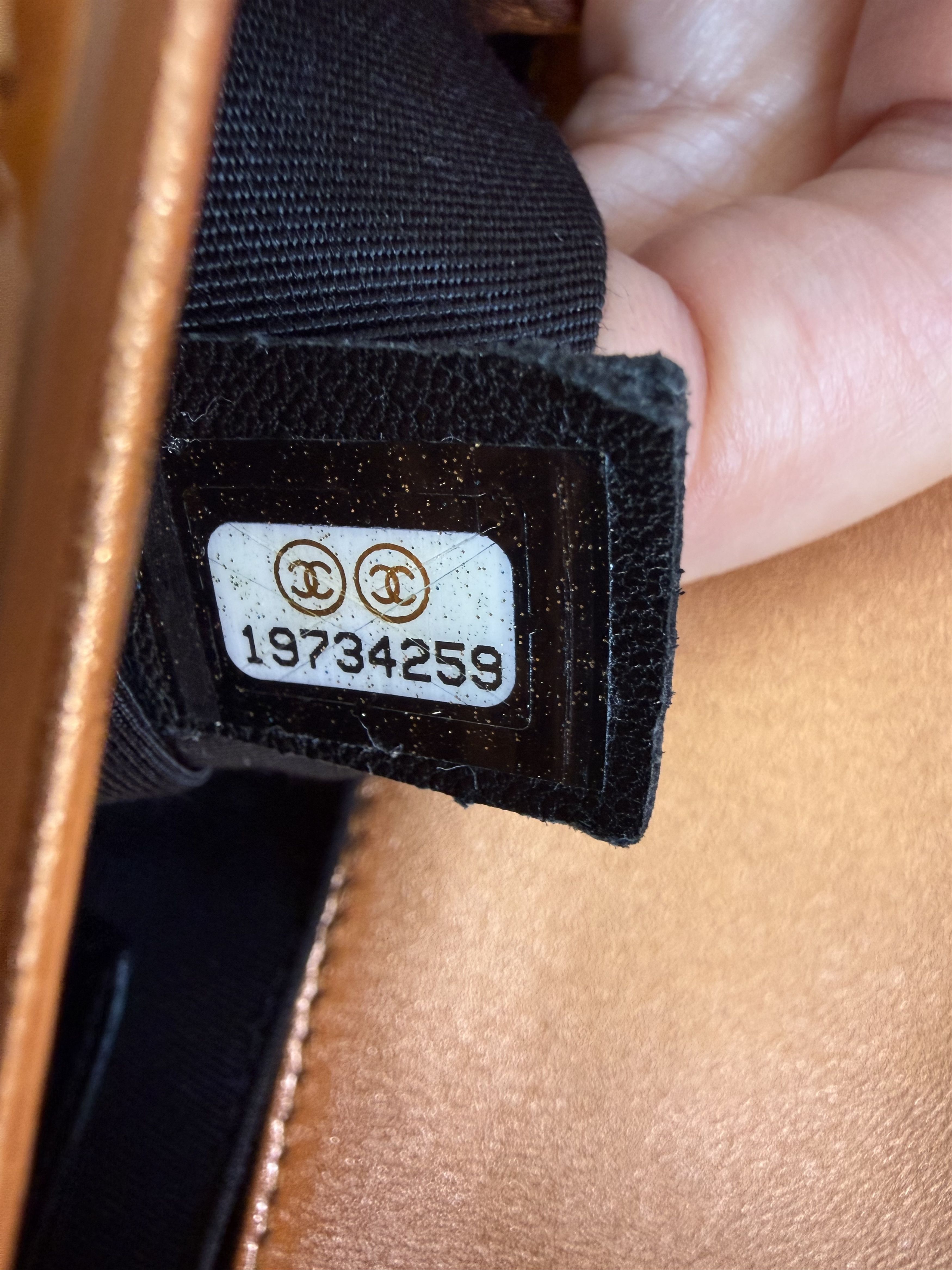 Chanel Chanel Boy Bag Metallic Bronze Quilted, Rare Edition Size ONE SIZE - 13 Thumbnail