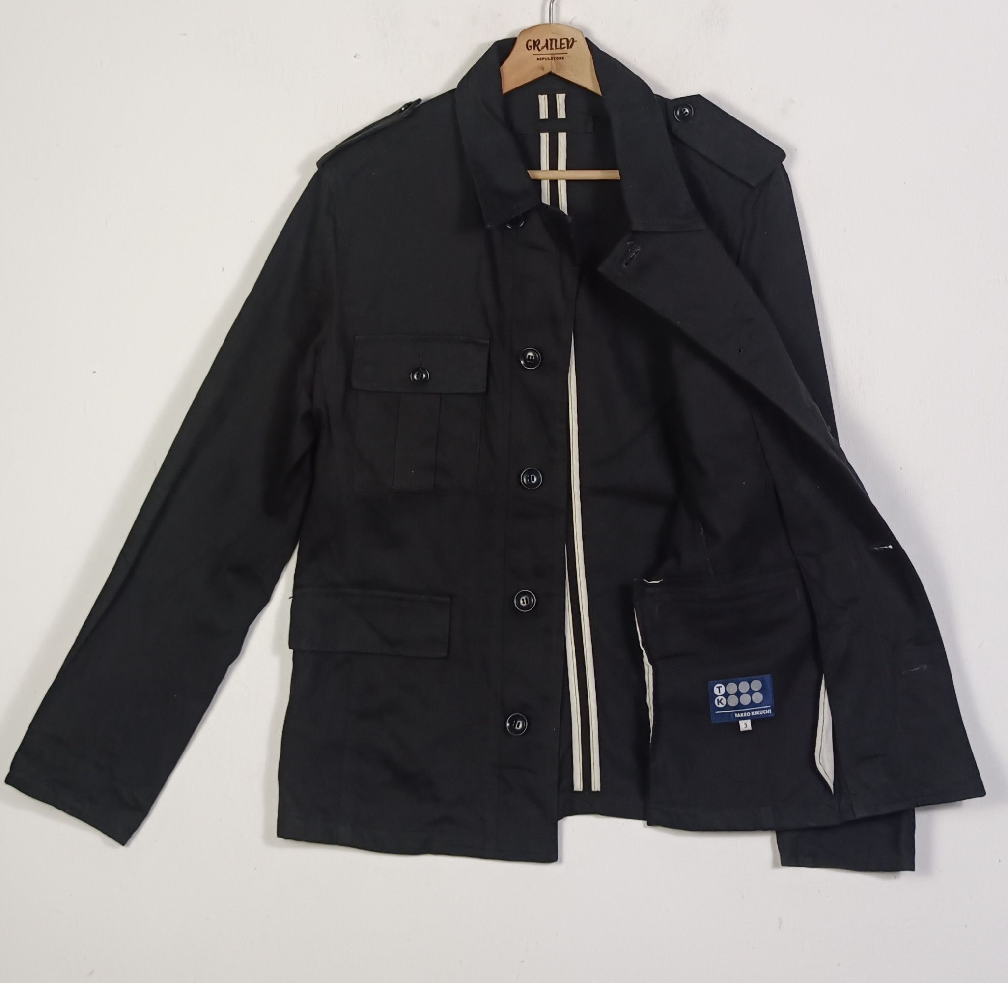 Takeo Kikuchi Vintage🔥 Takeo Kikuchi Tactical Pocket Military Jacket Size US M / EU 48-50 / 2 - 2 Thumbnail