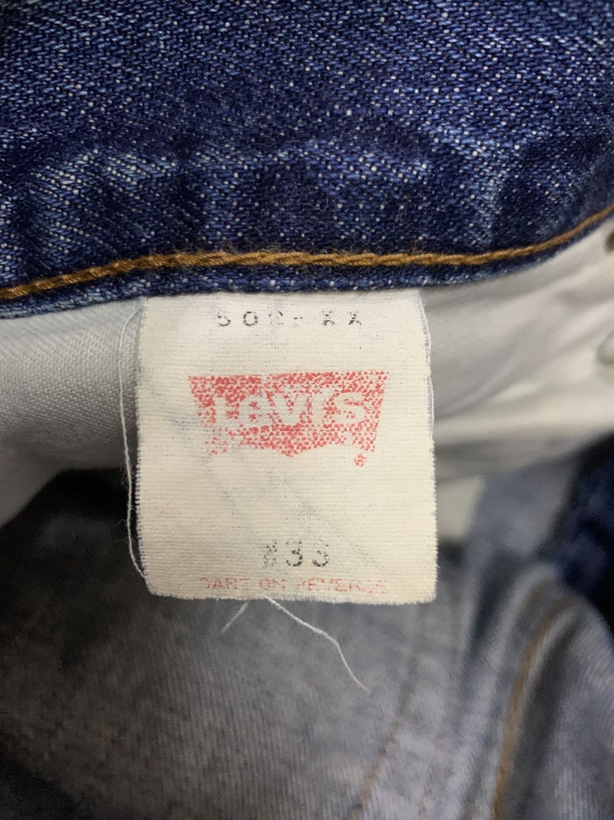 Levi's Levis Big E 502 Selvedge Japan distress Denim Size US 32 / EU 48 - 13 Thumbnail