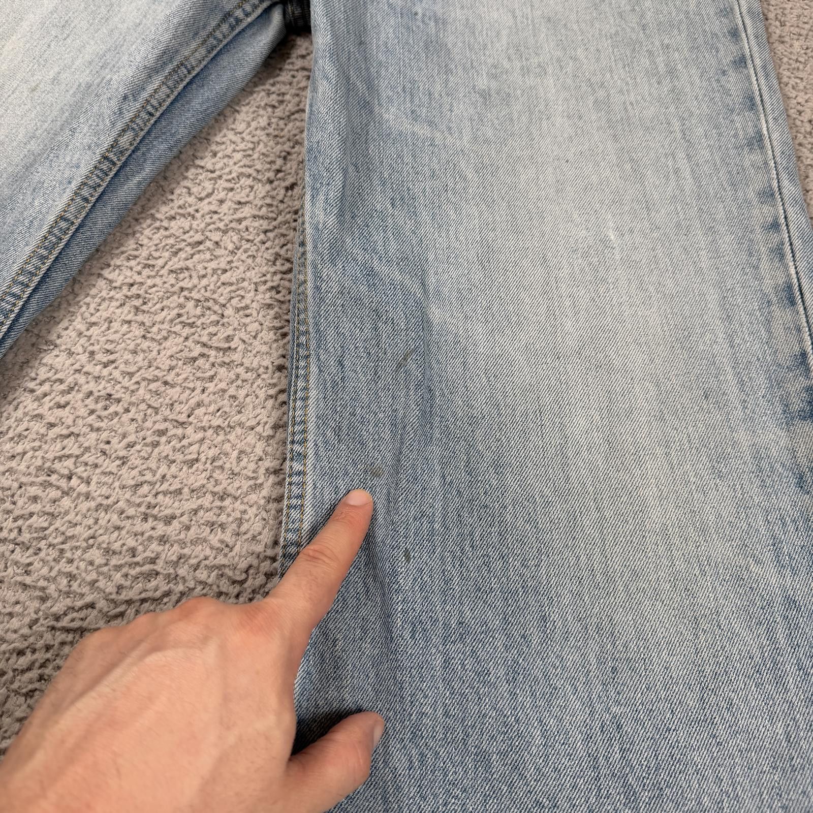Levi's Levis 550 Relaxed Fit Jeans 34x29 Light Wash Distressed Size US 34 / EU 50 - 12 Thumbnail