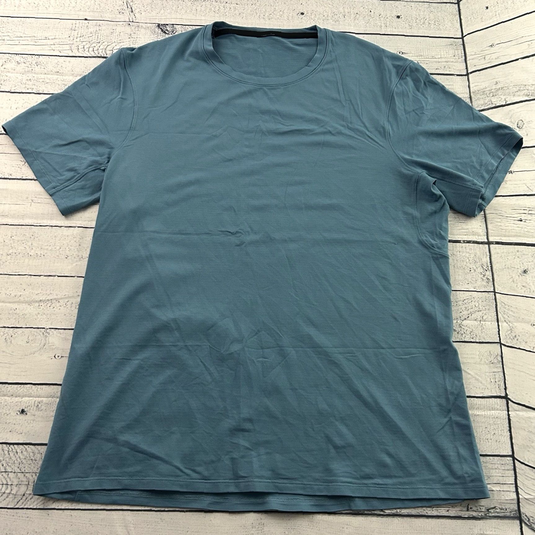 Lululemon Lululemon Short Sleeve T-Shirt Men's XL Blue Athletic Shirt Mens XL Blue Athletic T-Shirt Size US XL / EU 56 / 4 - 2 Thumbnail