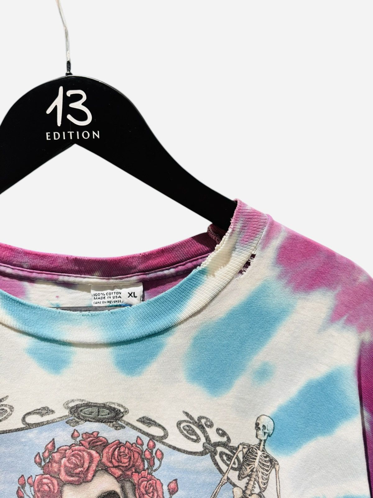 Grateful Dead Thrashed and Faded Vintage Grateful Dead Tie-Dye Long Sleeve Size US XXL / EU 58 / 5 - 7 Thumbnail