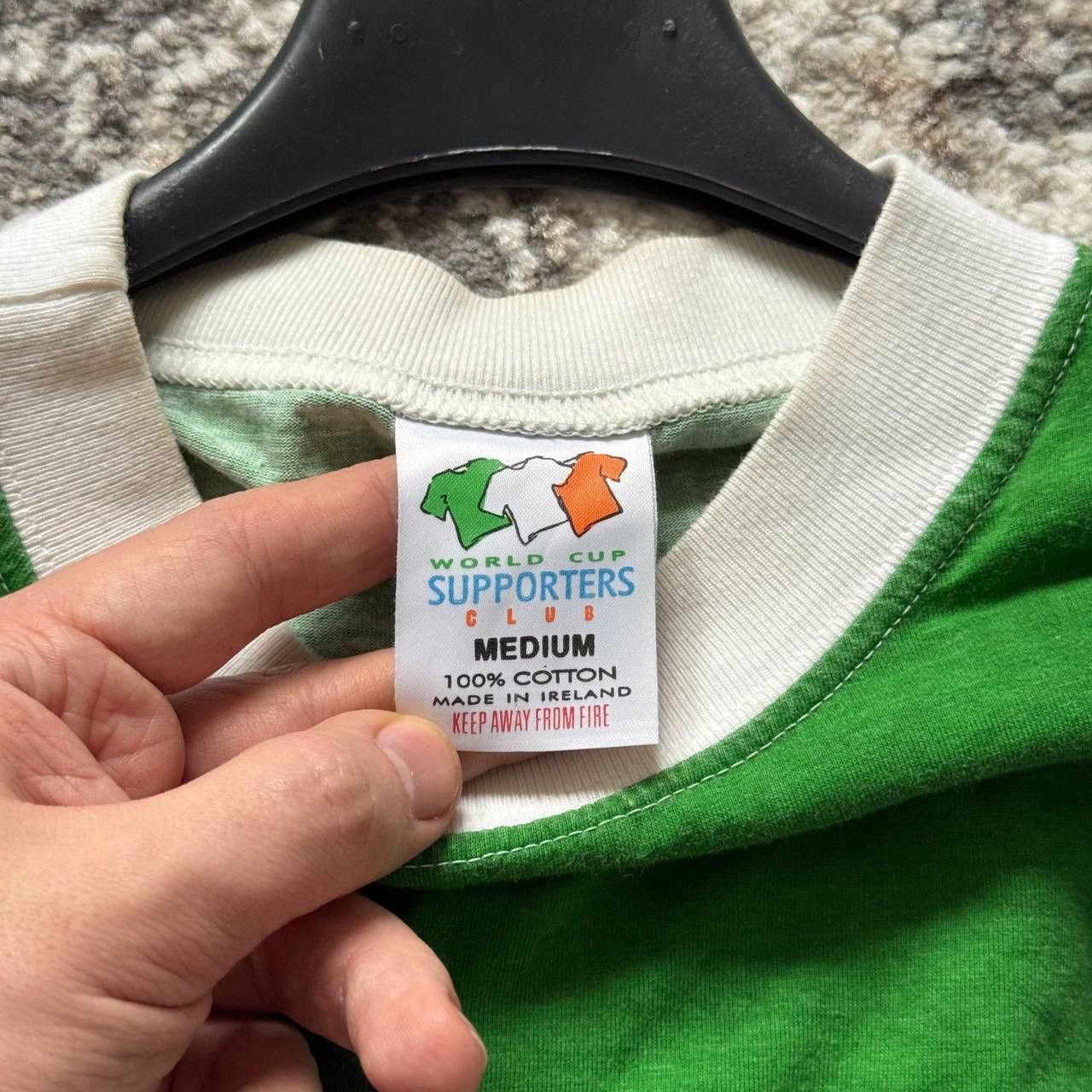 Vintage Authentic Ireland 1994 World Cup Retro All Over Shirt Size US M / EU 48-50 / 2 - 7 Thumbnail